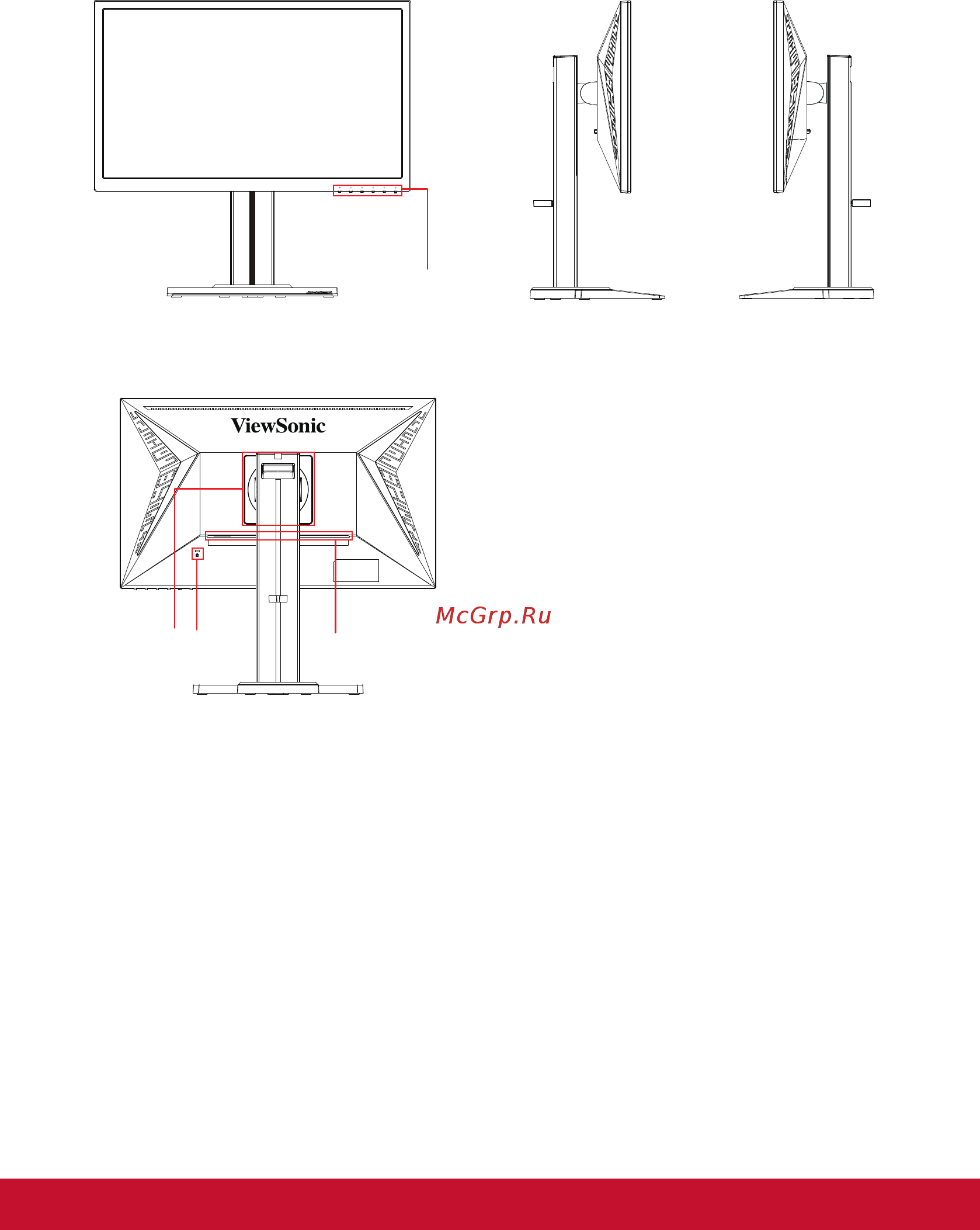 Viewsonic XG2402 [10/73] 2 внешний вид монитора