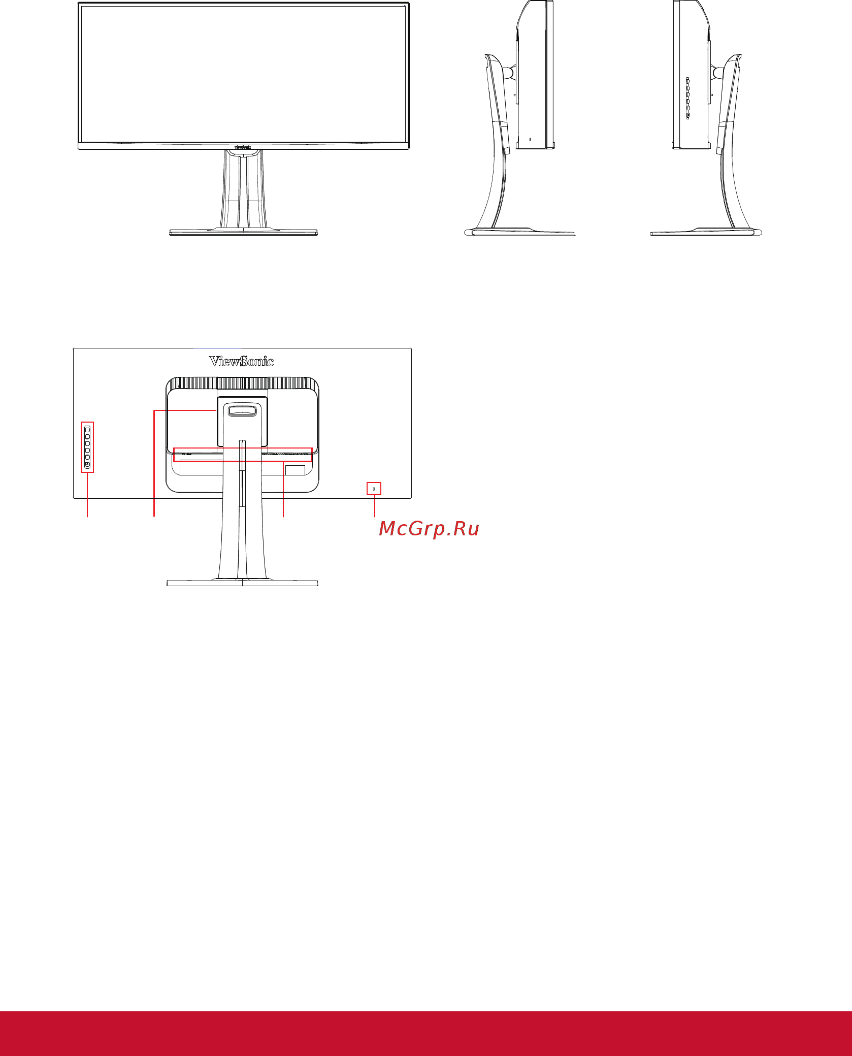 Viewsonic VP3881 [10/88] 2 внешний вид монитора