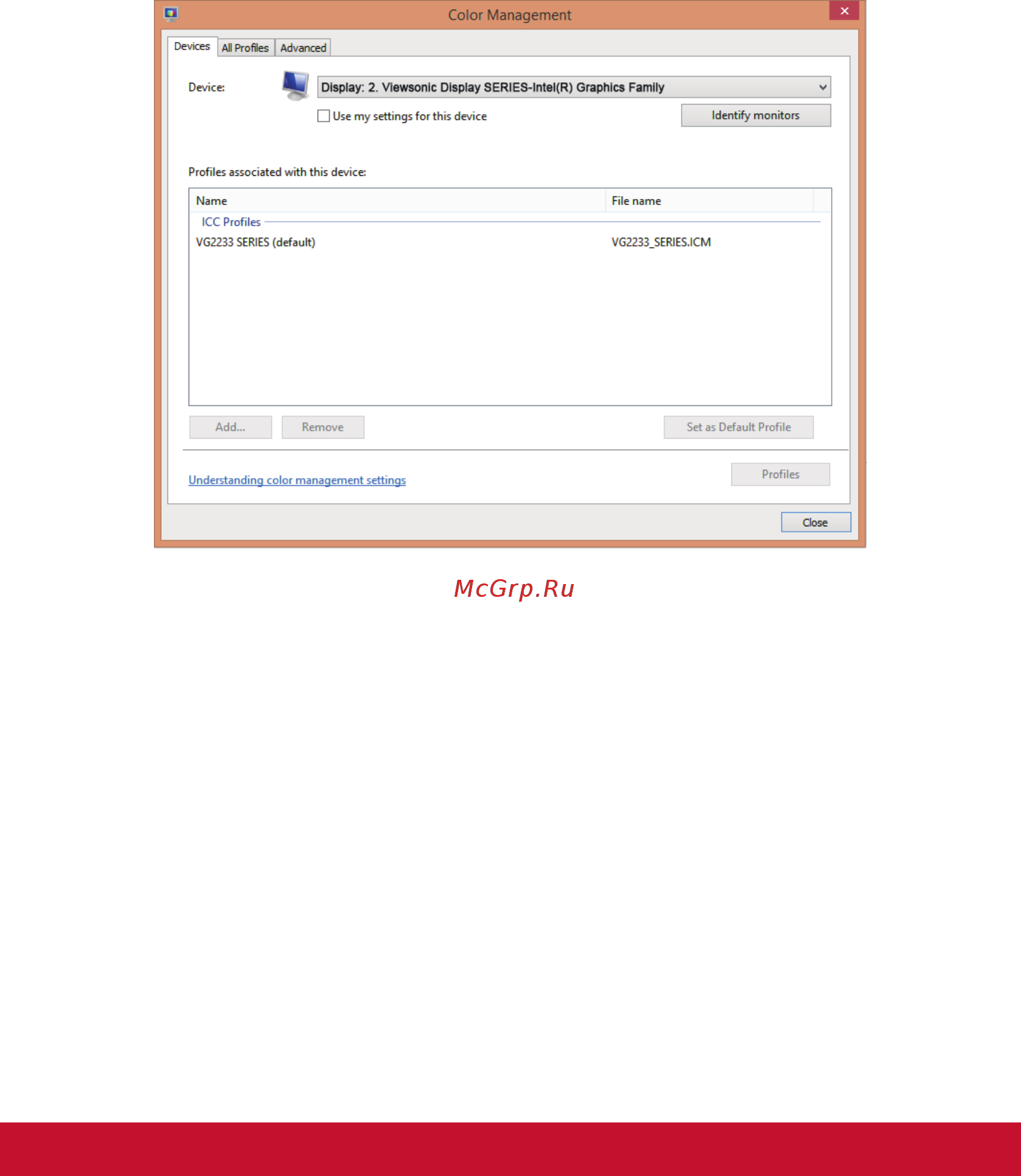 Viewsonic VG2719-2K Инструкция по эксплуатации онлайн [18/52] 352667