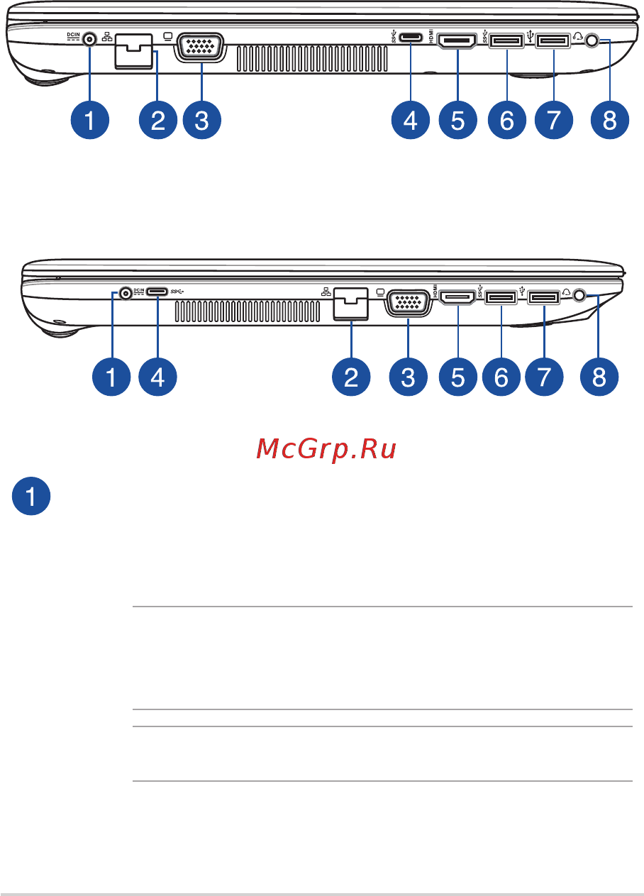 Asus R541UV-DM1590T [22/114] Левая сторона
