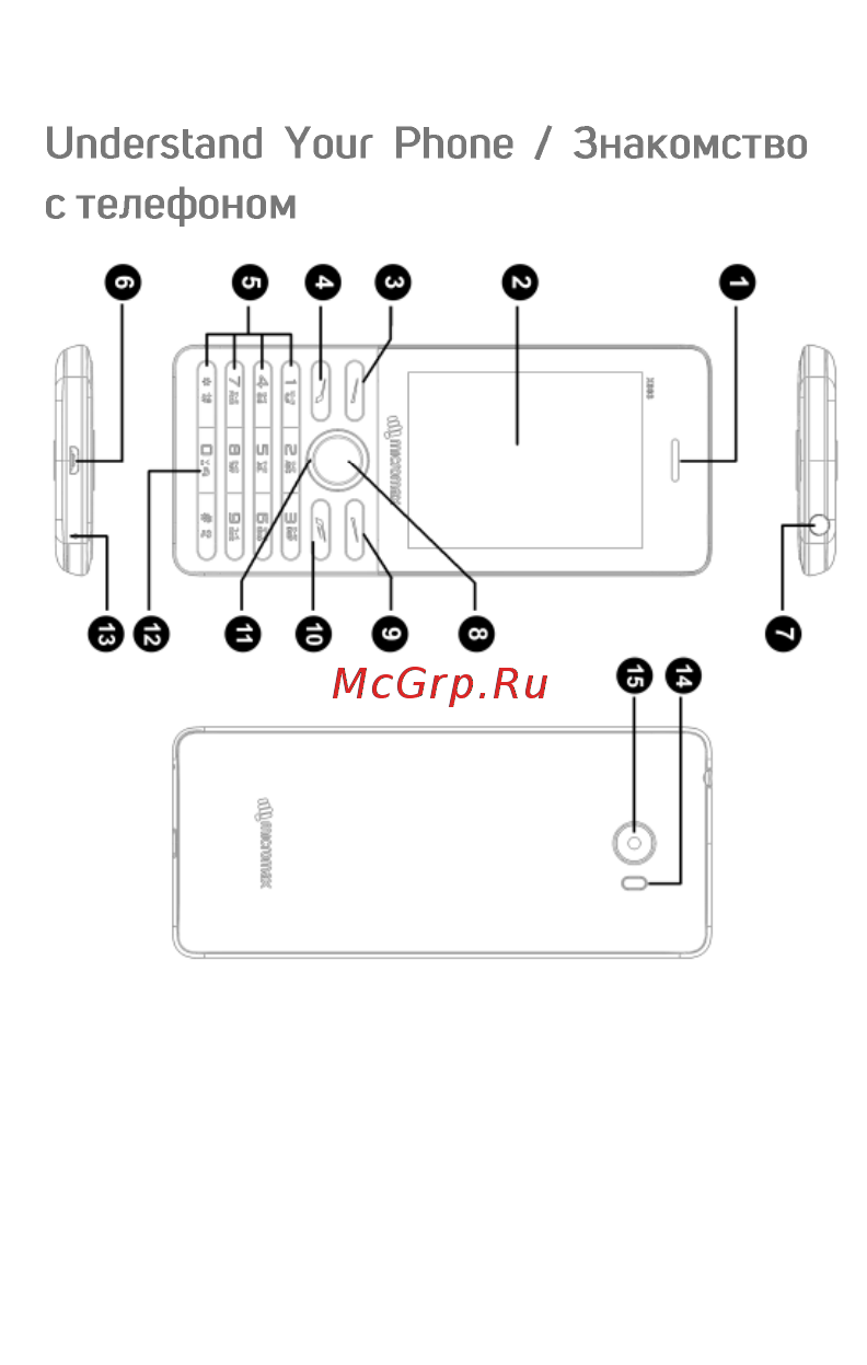 Micromax X803 Инструкция по эксплуатации онлайн [2/7] 352704