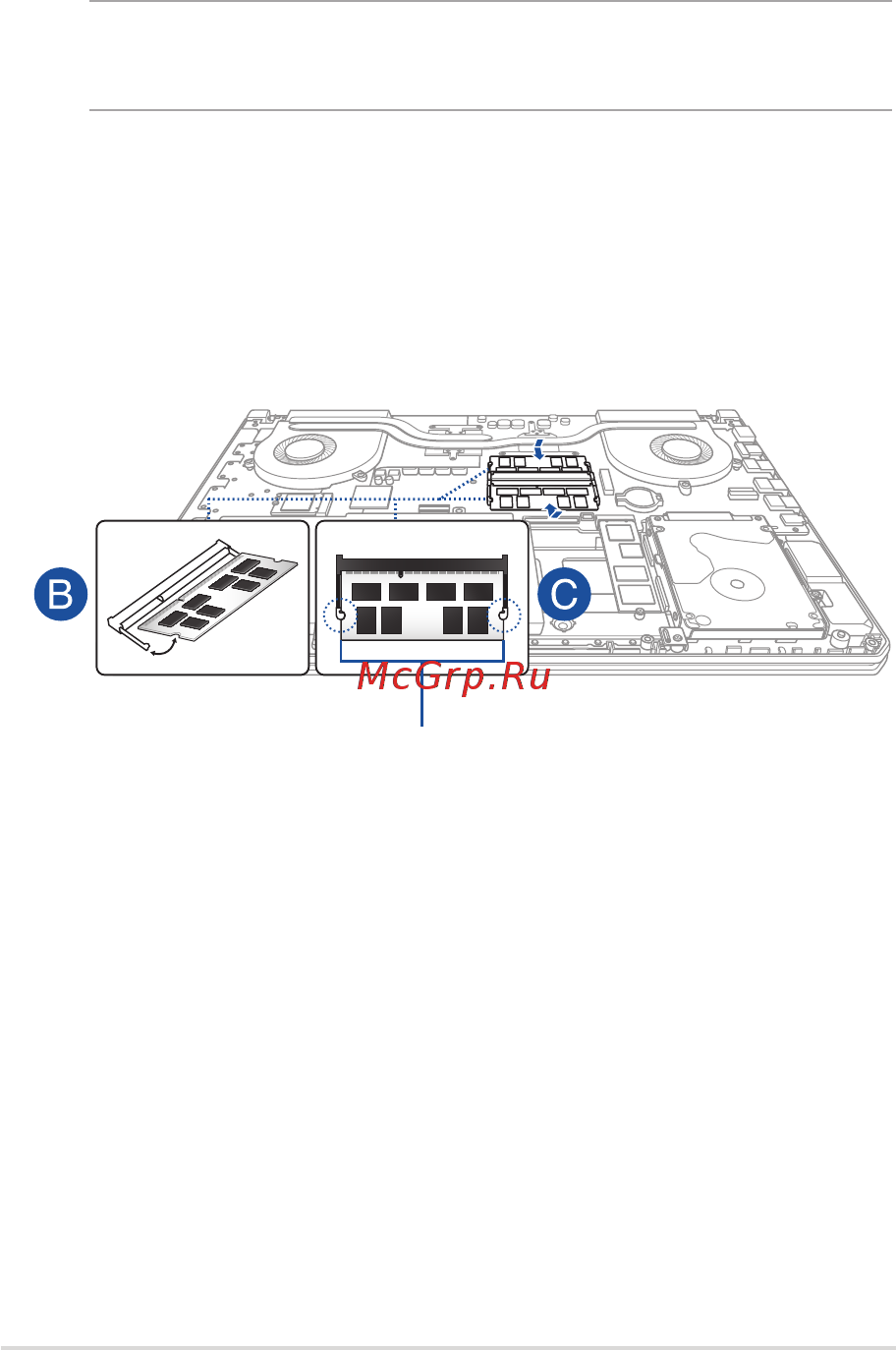 Asus TUF Gaming FX504GM-E4442 [79/114] A снимите крышку отсека
