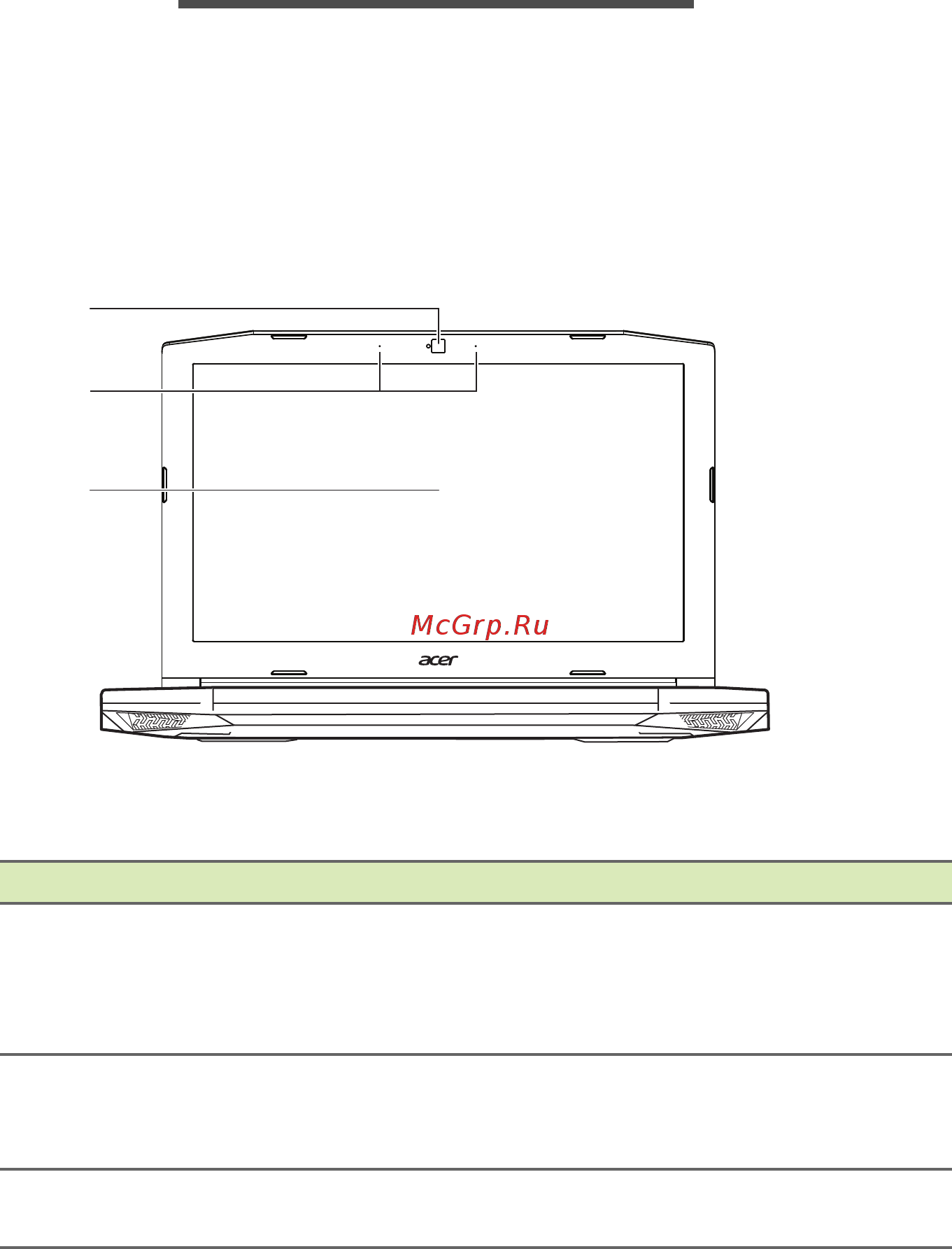 Acer Nitro 5 AN515-52-7811 NH.Q3XER.012 [10/86] Накомство с вашим ноутбуком