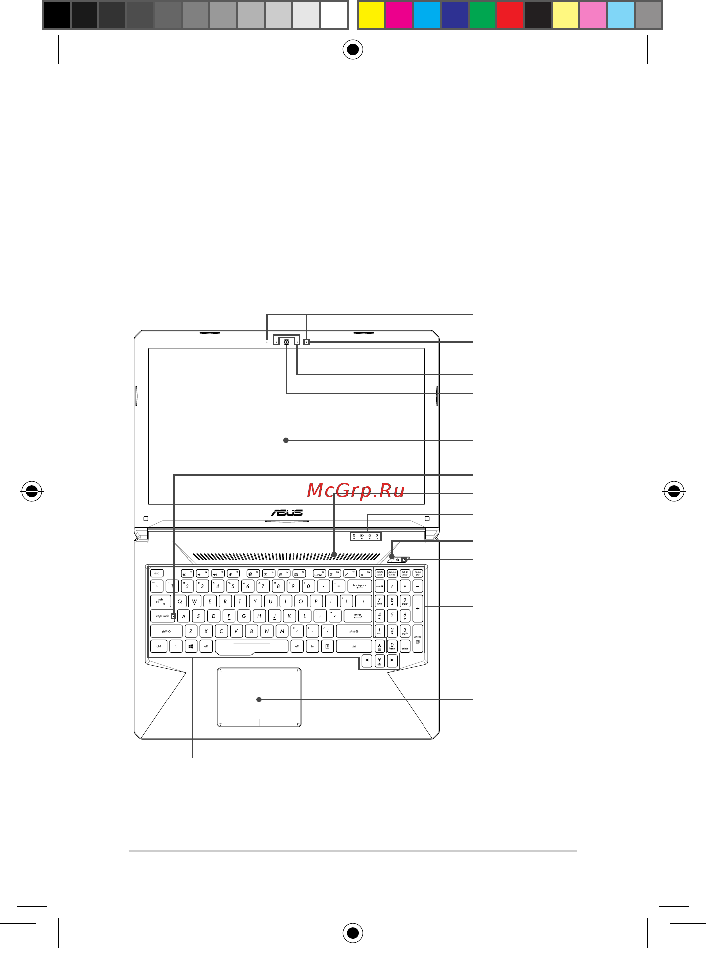 Asus TUF Gaming FX504GE-E4419T [2/12] Вид сверху