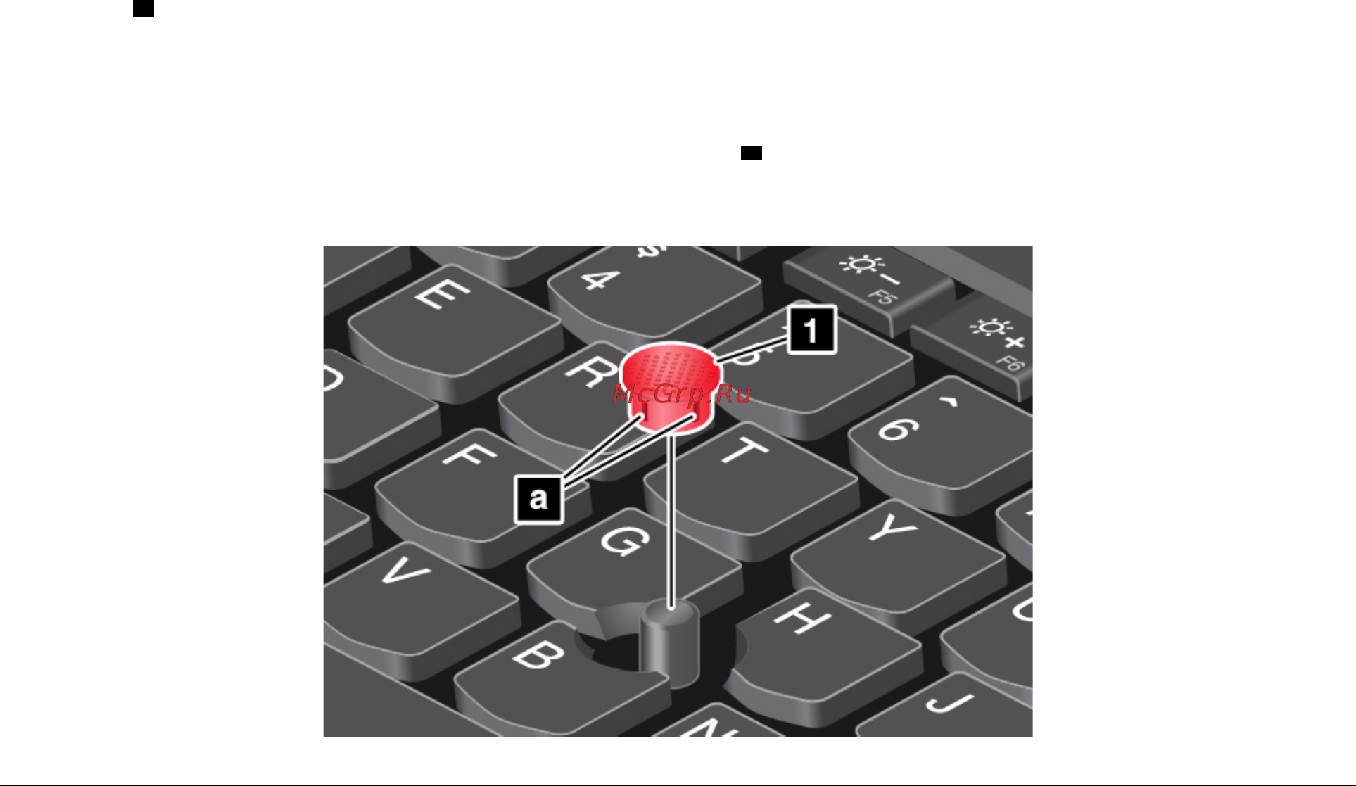 Lenovo ThinkPad E480 (20KN001QRT) [41/152] Замена колпачка на джойстике