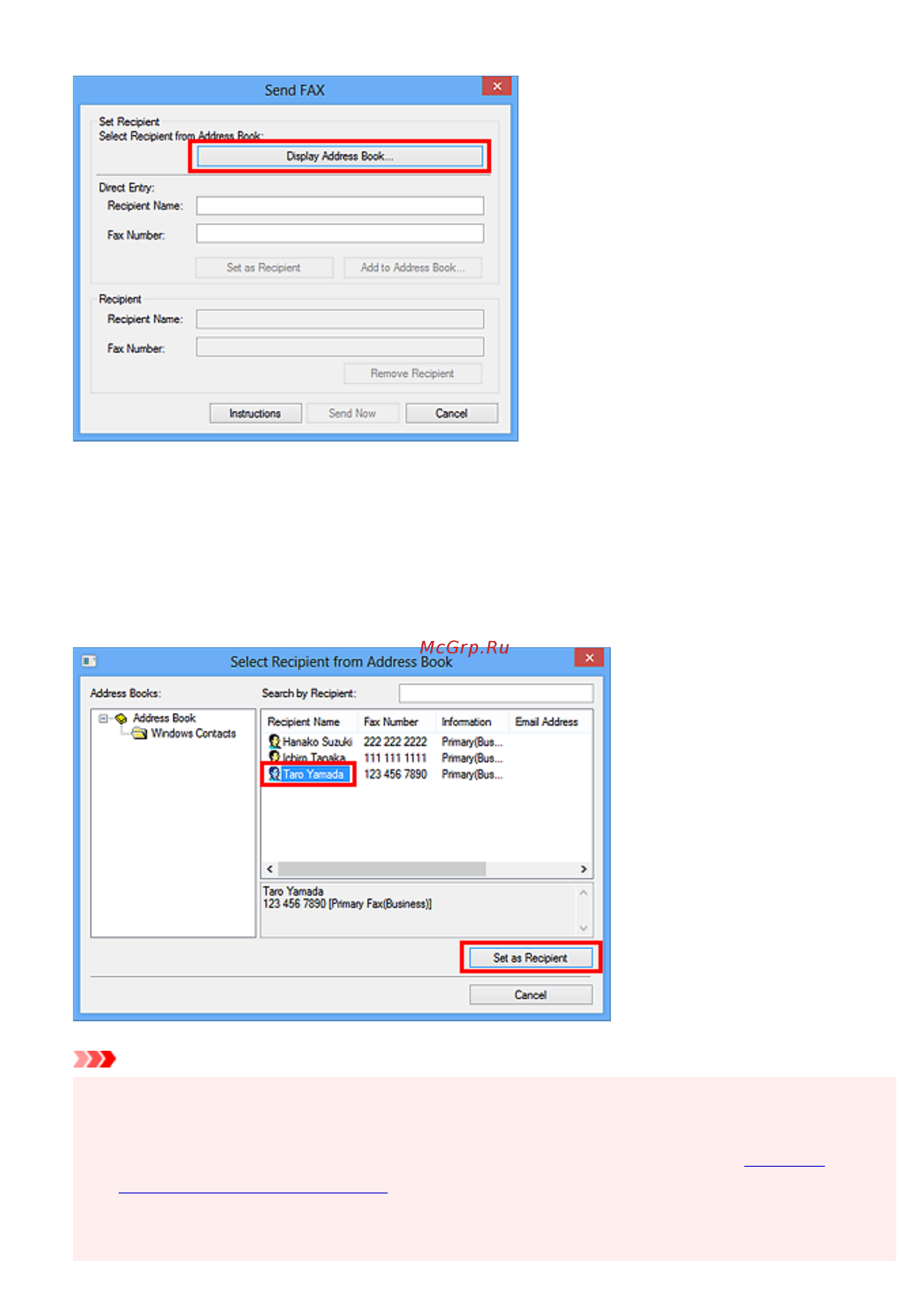 Canon PIXMA TR4540 2984C007 [419/590] Внимание