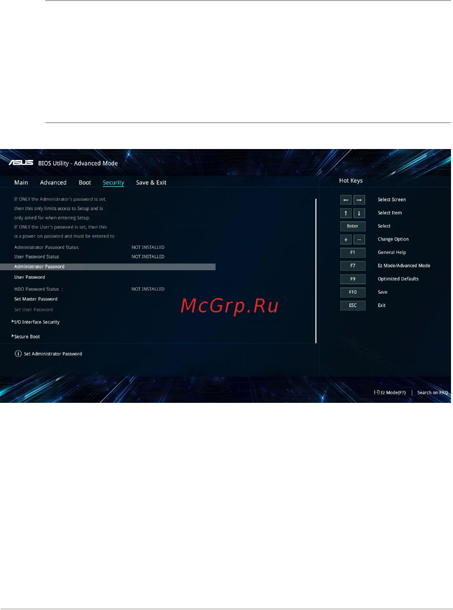 Asus ROG Strix GL703GS-EE074T [69/106] Безопасность
