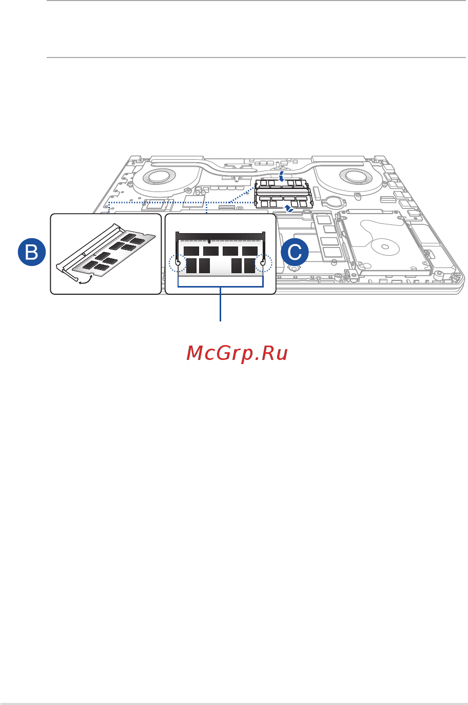 Asus TUF Gaming FX504GE-E4629T [79/116] A снимите крышку отсека