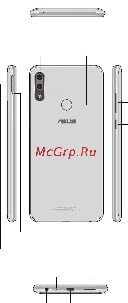 Asus MAX PRO M2 титан (ZB631KL-4J004RU) [3/12] Боковая задняя панели