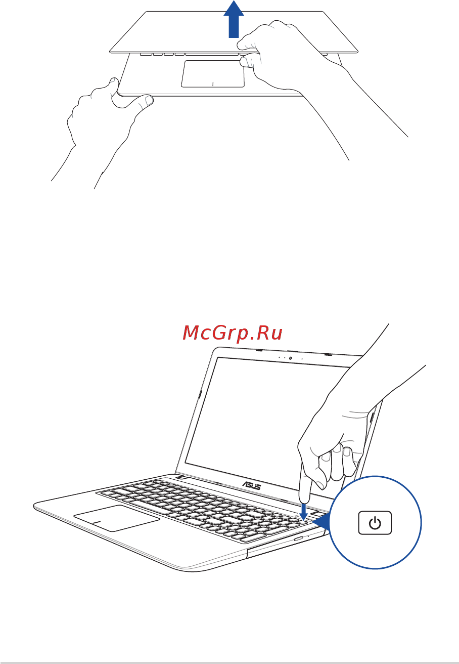 Asus X540UB-DM048T [26/102] Откройте крышку