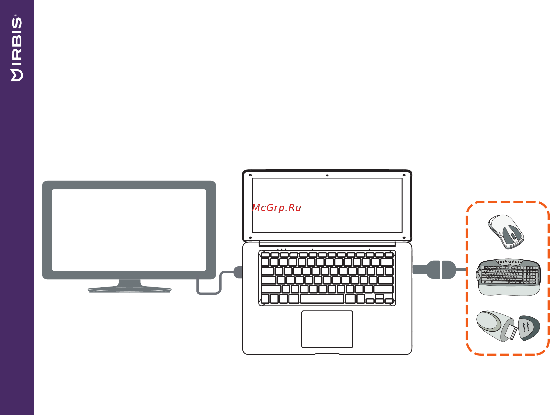 Irbis NB153 [8/24] Подключение hdmi совместимого дисплея