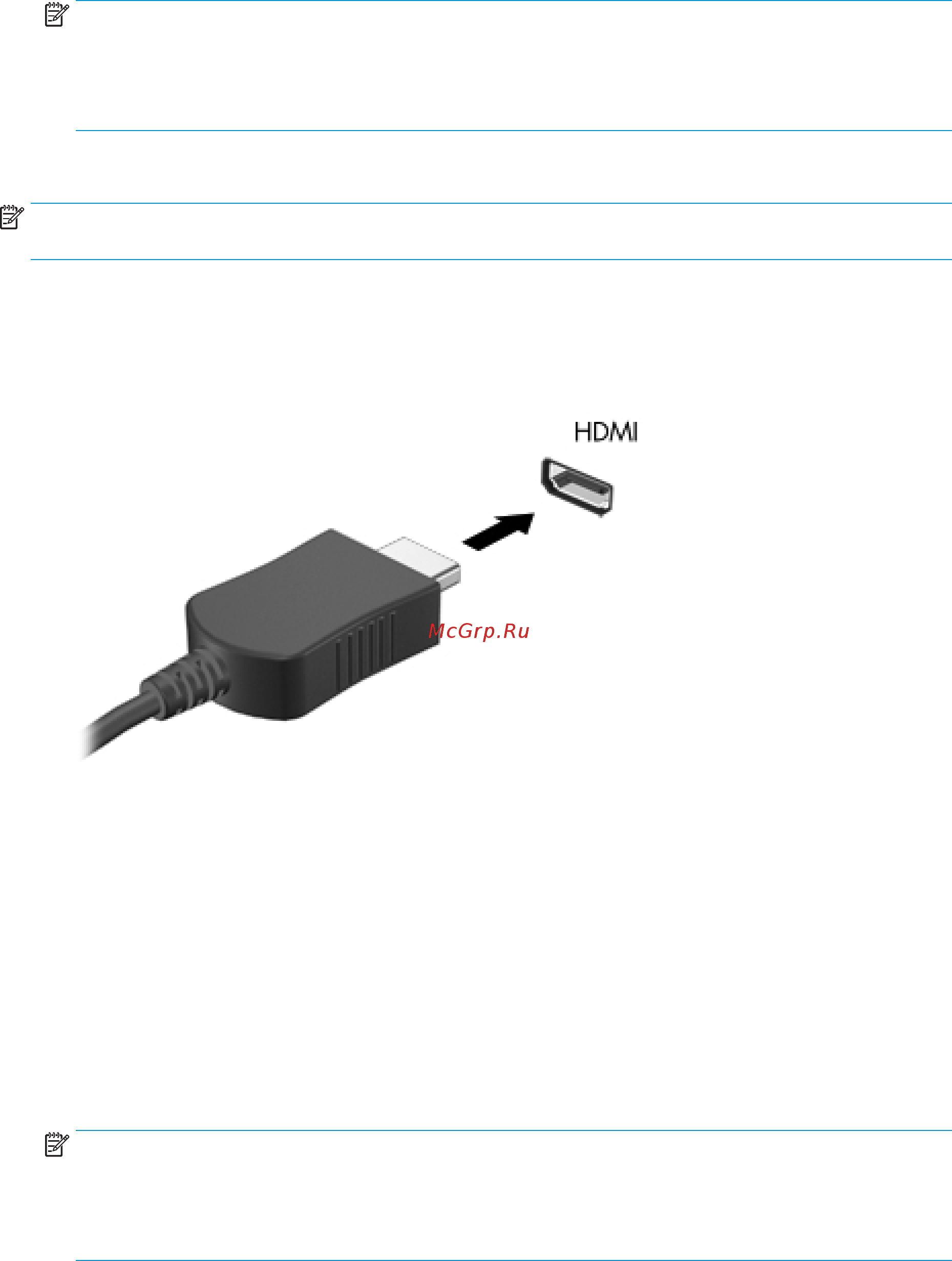 HP 250 G6 1WY58EA [43/87] Подключение видеоустройств с помощью кабеля hdmi