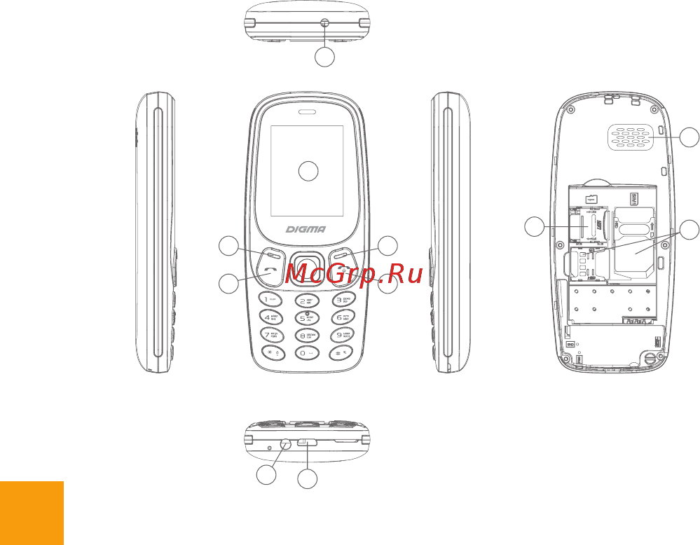Digma Linx N331 mini (no camera) 2G Dark Blue Linx N331 Инструкция по эксплуатации онлайн [8/32] 433752