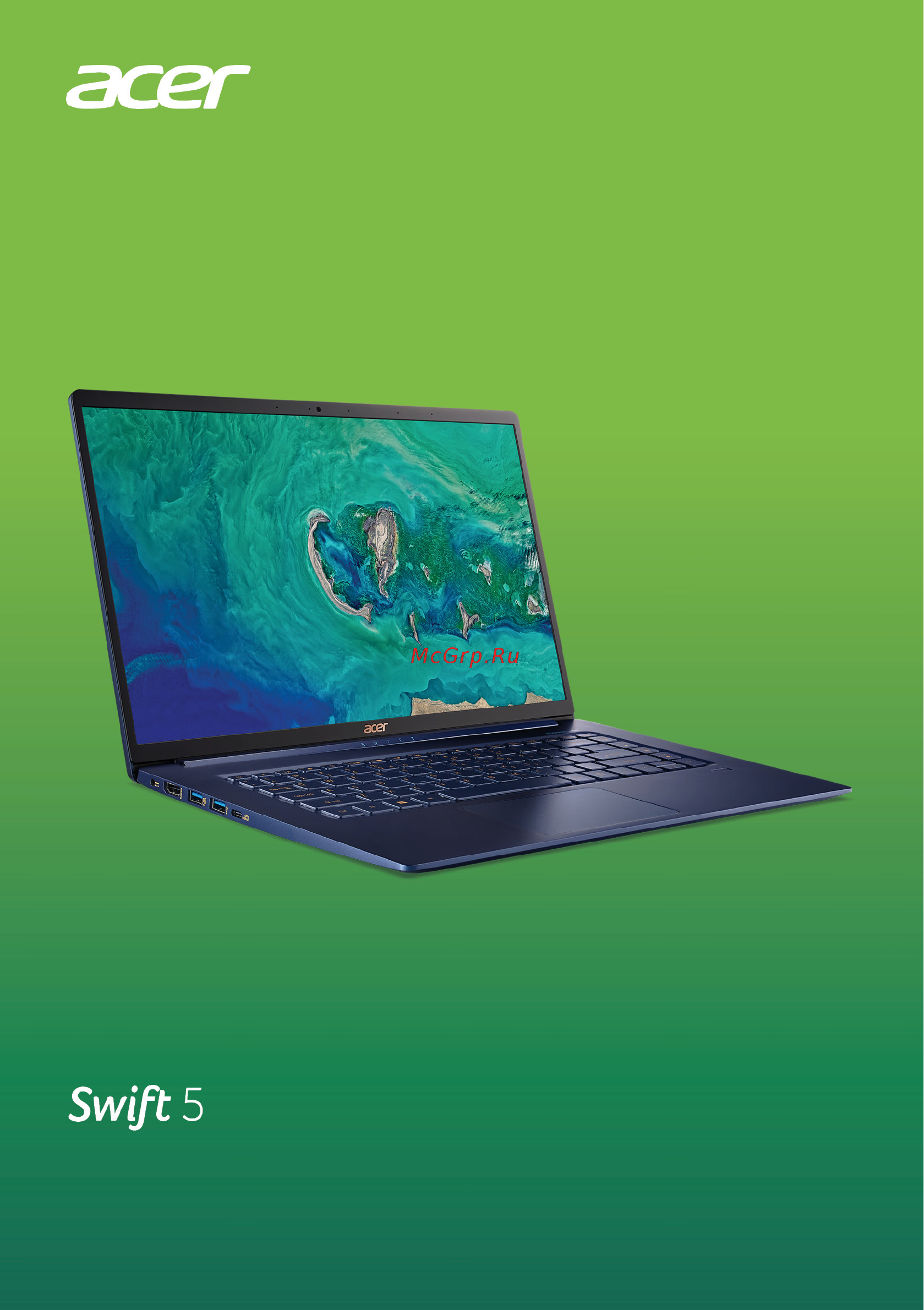 Acer Swift 5 SF514-53T-51EK NX.H7KER.005 Инструкция по эксплуатации онлайн