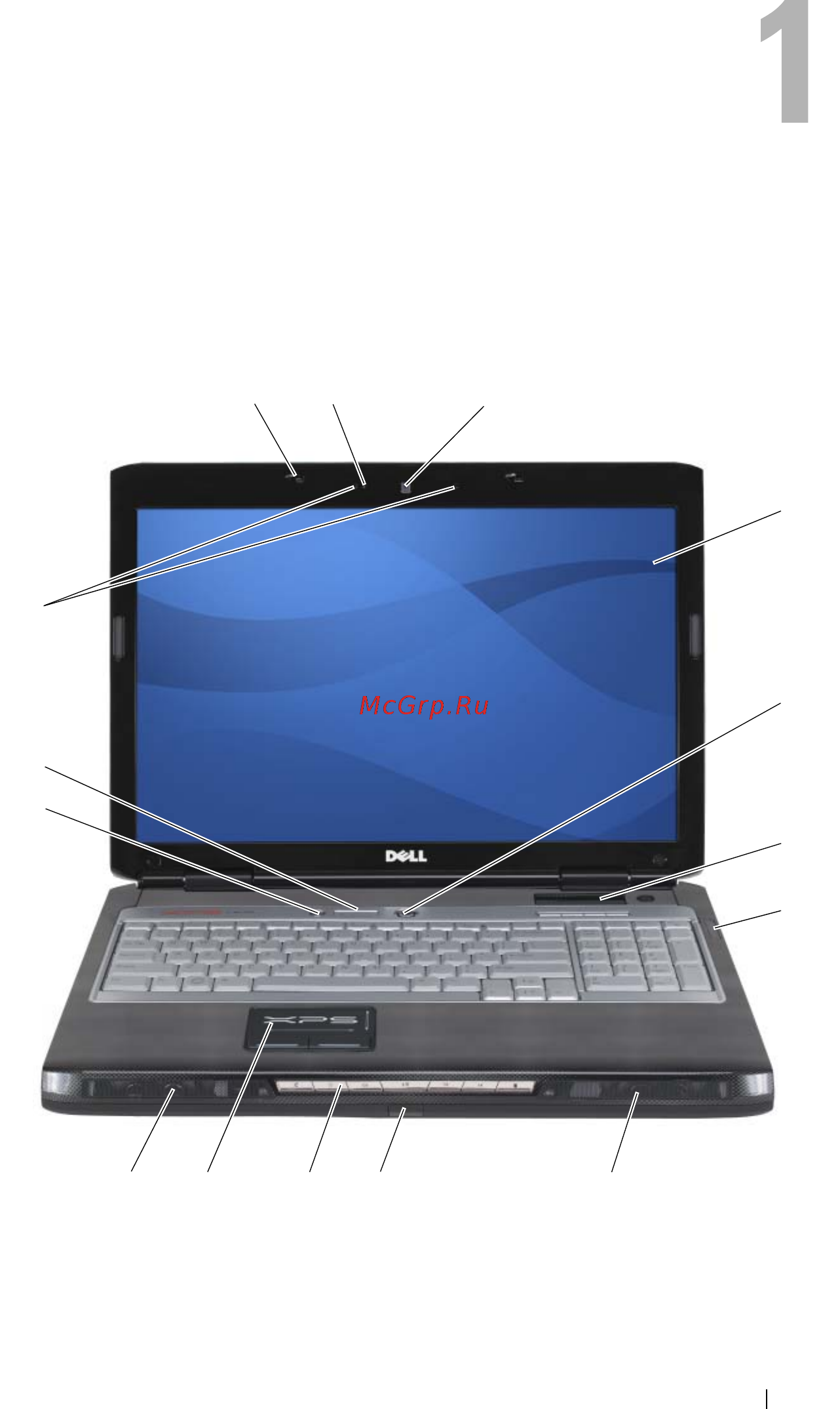 Dell XPS M1730 T7300 [21/216] Вид спереди