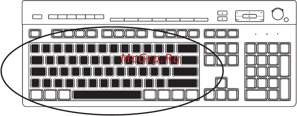 HP Pavilion tx1320er [97/226] Алфавитноцифровые клавиши
