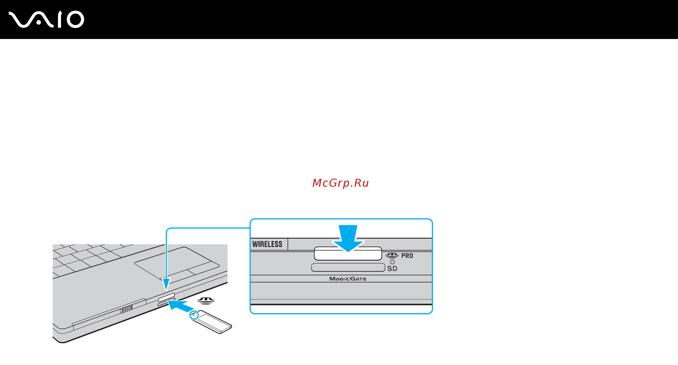 Sony VGN-FZ21SR [52/182] Установка карты памяти memory stick