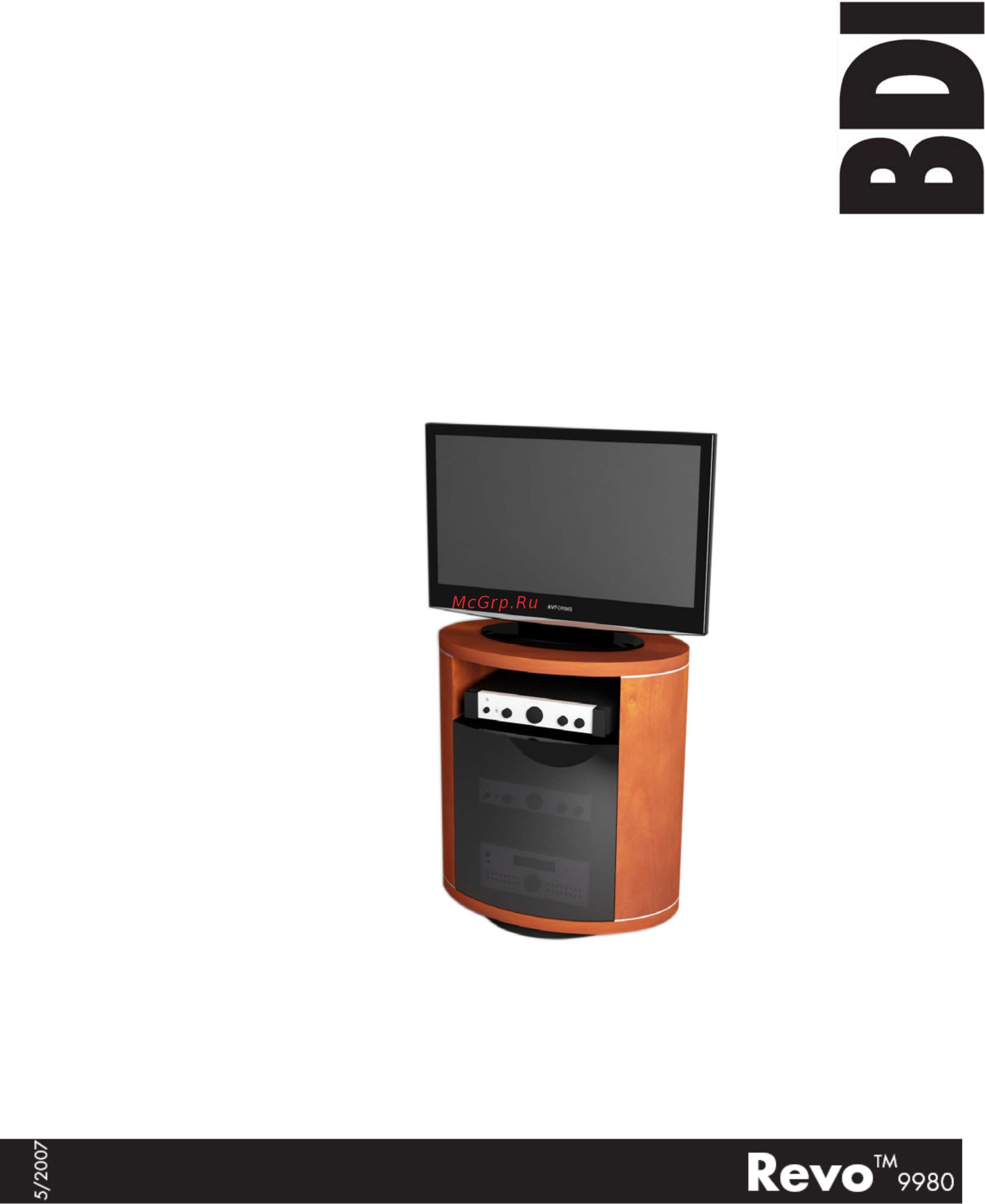 Bdi Revo Revolving 9980 Espresso Инструкция по эксплуатации онлайн