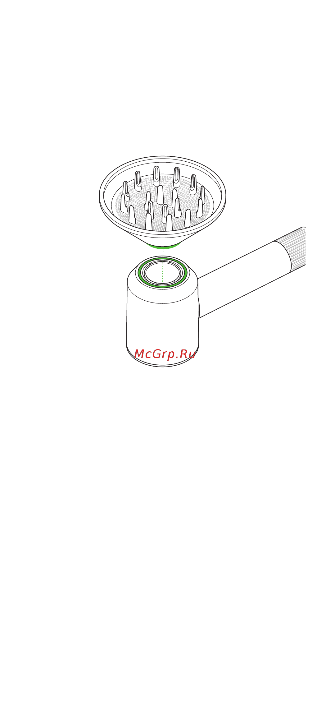 Dyson HD01 Supersonic (черный) [16/26] Насадка диффузор