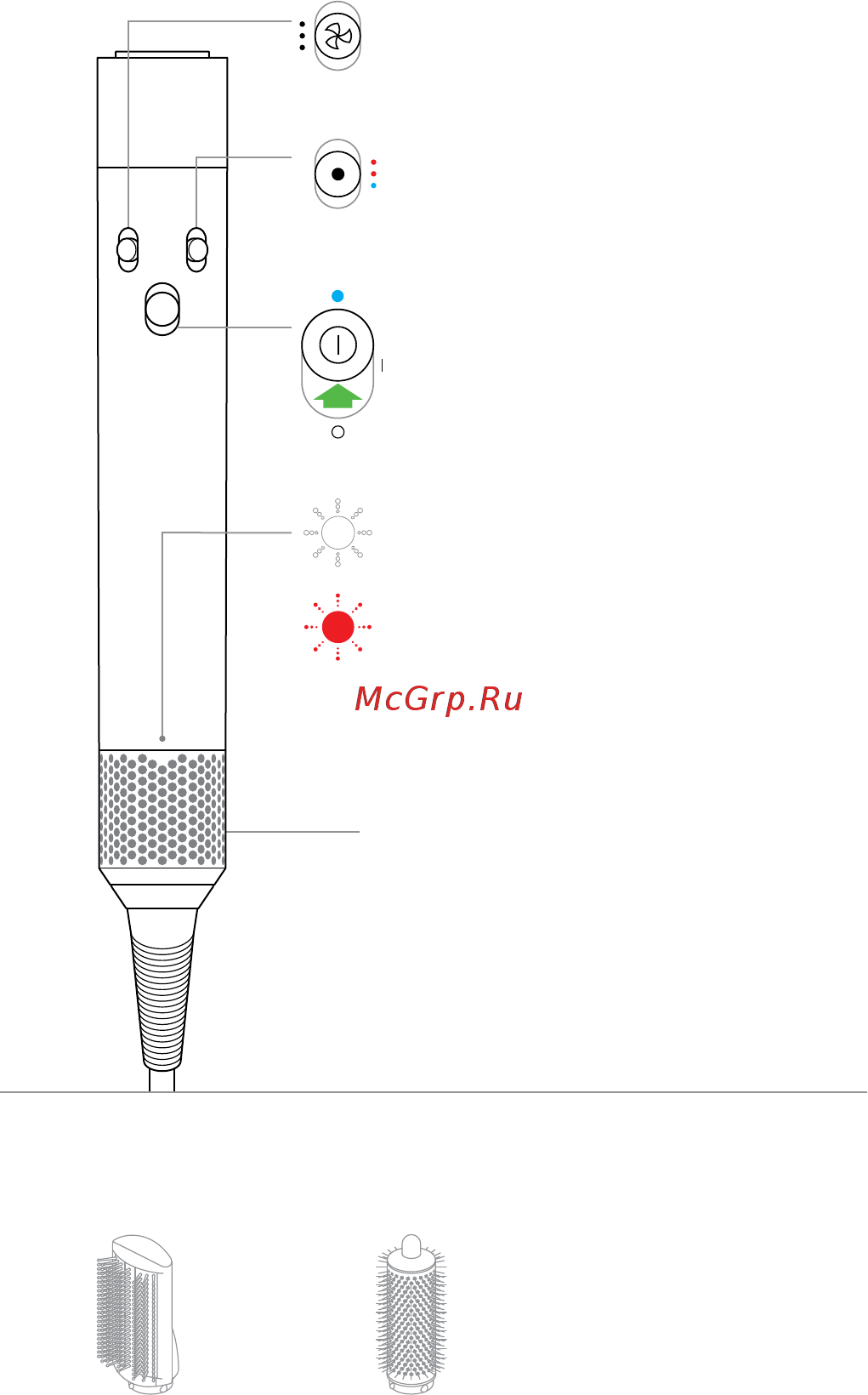 Dyson HS01 Airwrap Volume + Shape [10/17] Функции
