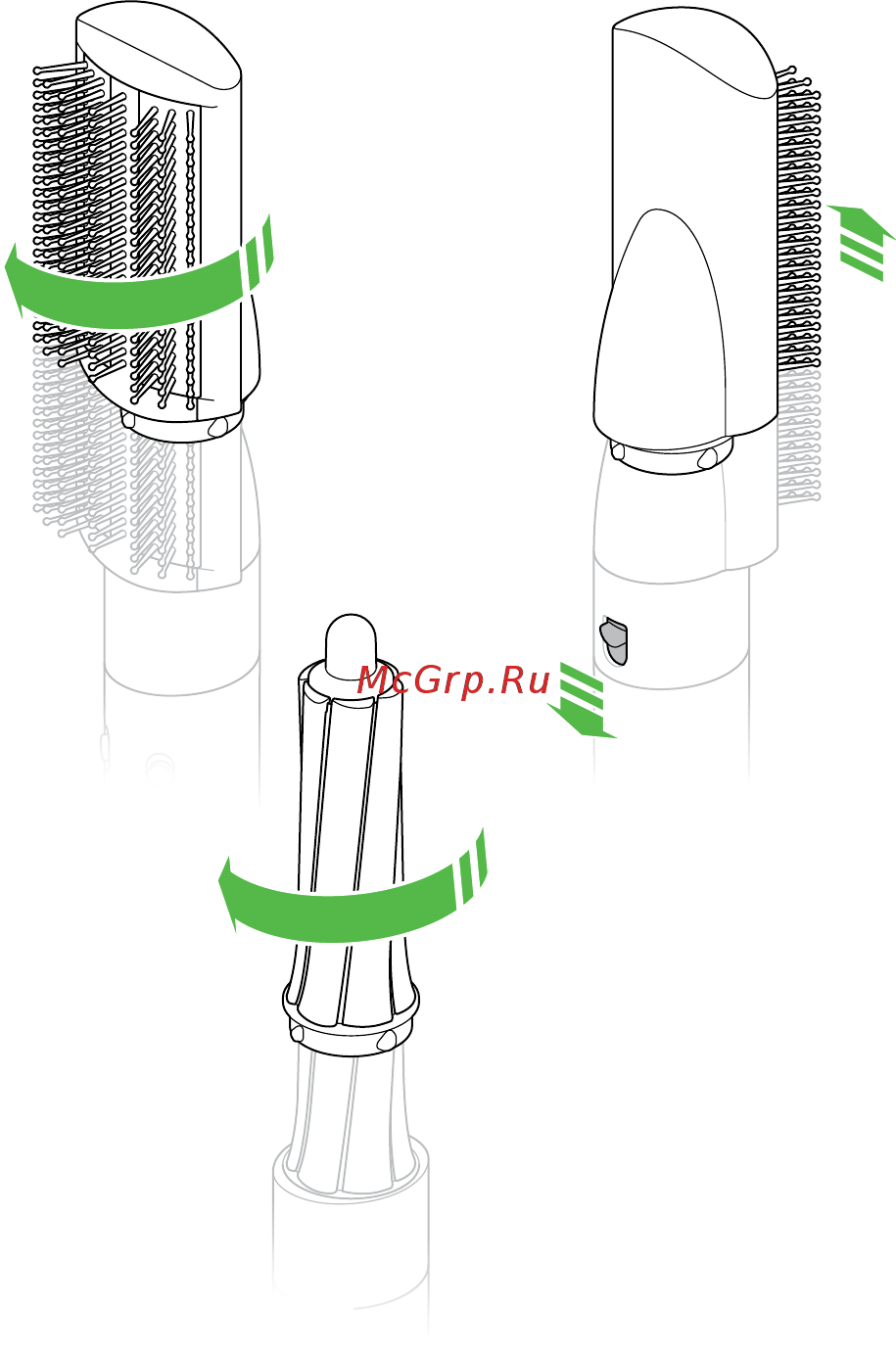 Dyson HS01 Airwrap Volume + Shape [11/17] Использование насадок