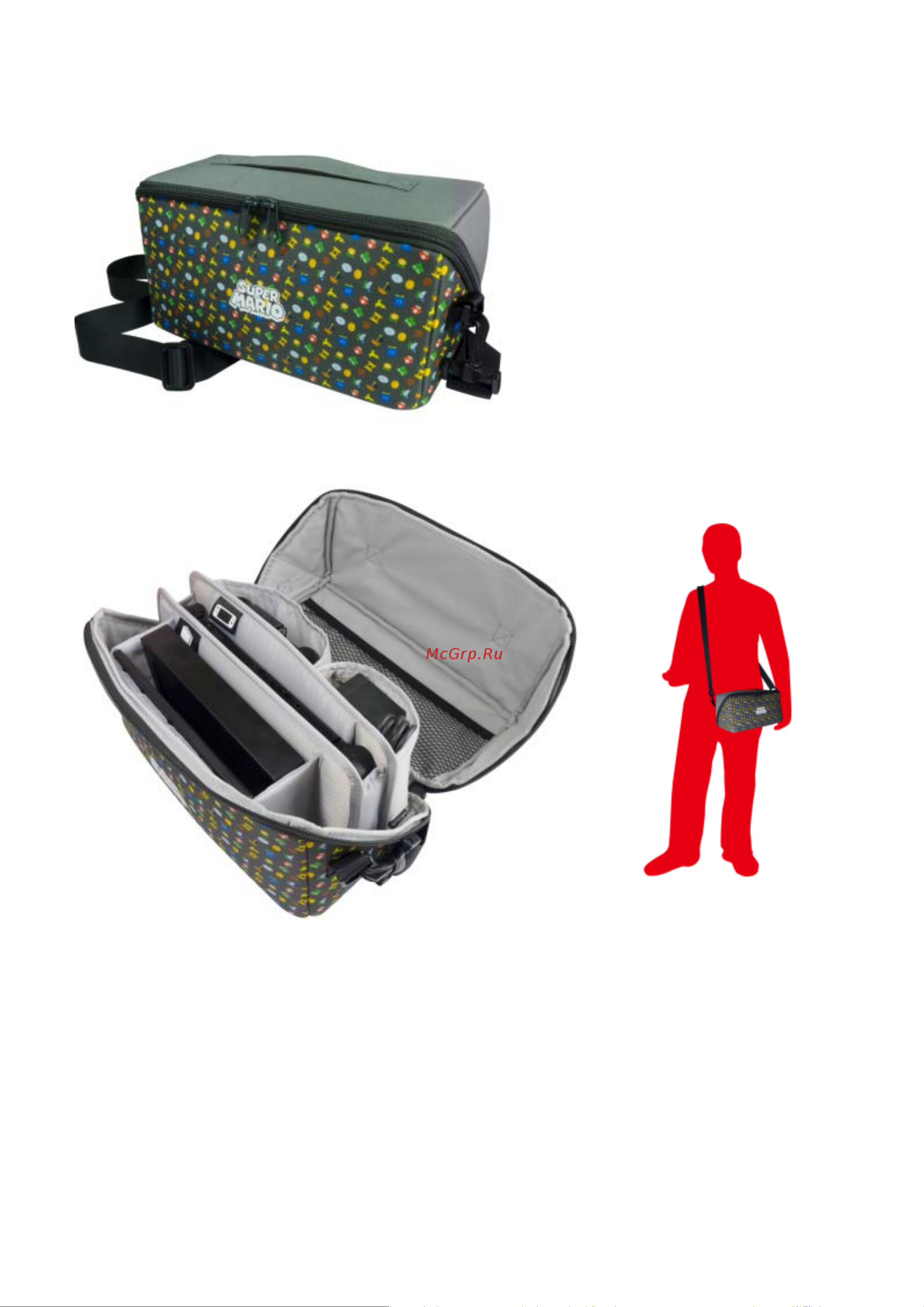 Hori Carryall Bag Super Mario Инструкция по эксплуатации онлайн