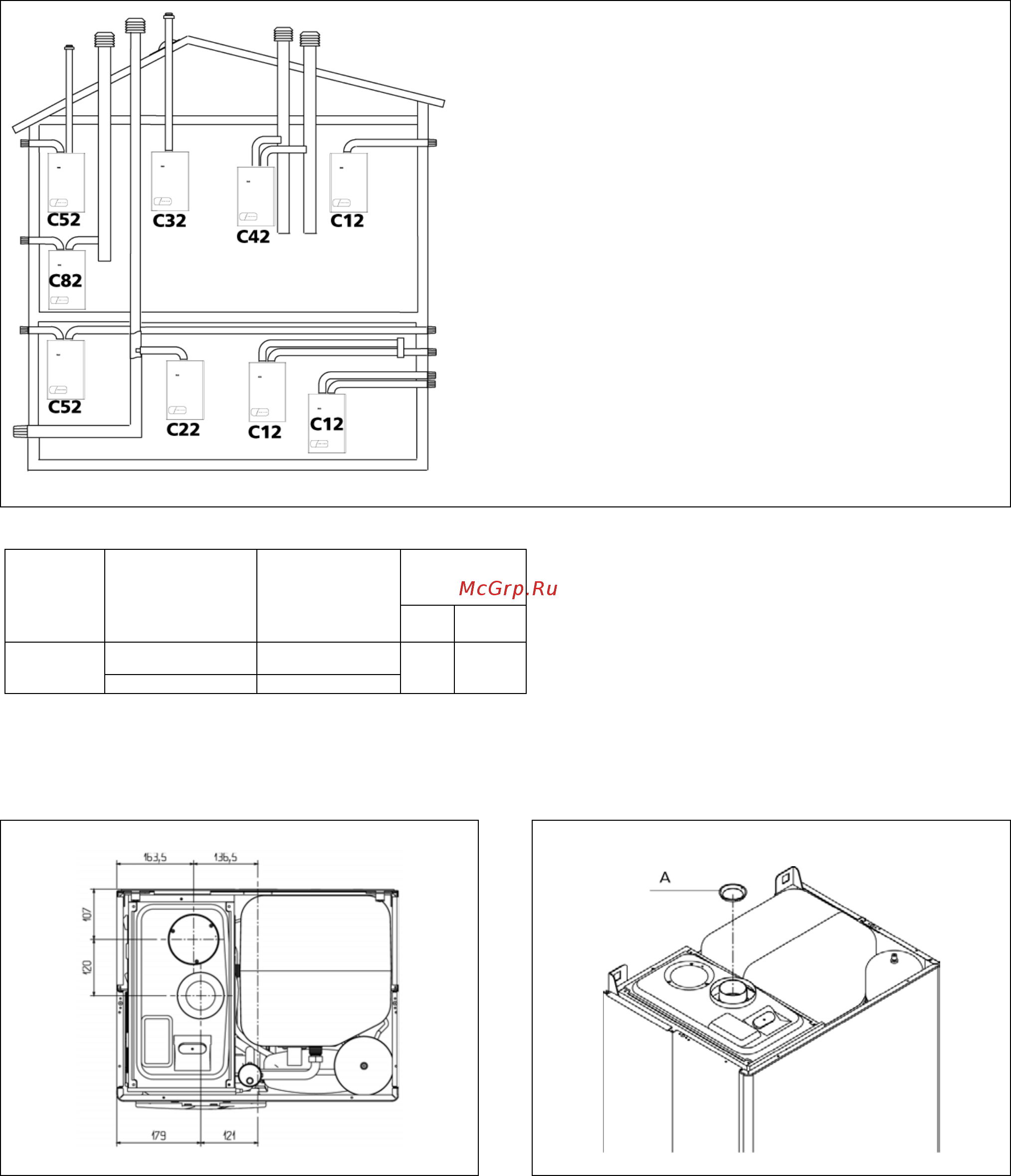 Beretta BOILER 28 BSI [16/27] Удаление продуктов сгорания и всасывание воздуха