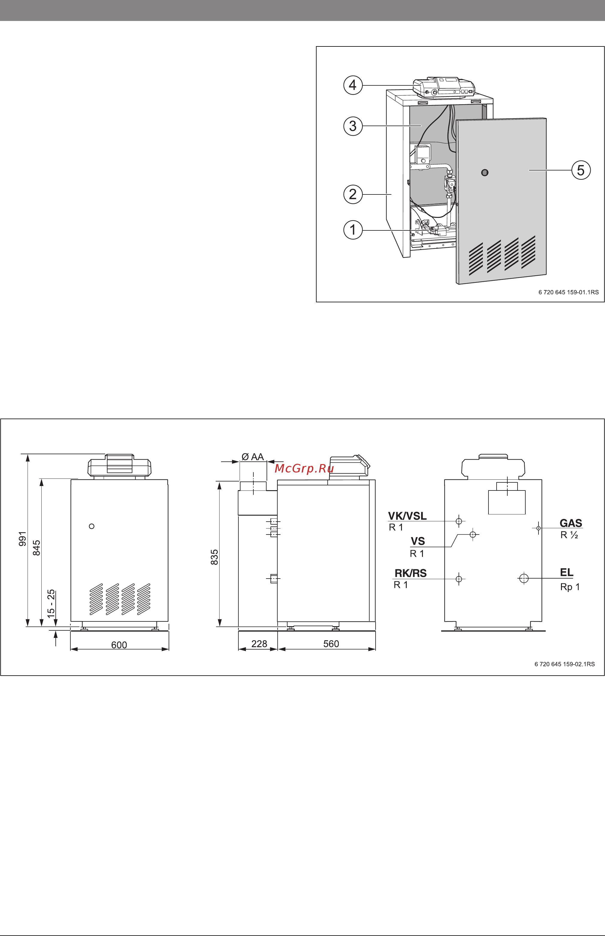 Bosch GAZ 5000 F 32 [6/50] Описание оборудования
