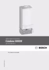 Bosch Condens 5000 W ZBR 70-3 Инструкция по эксплуатации