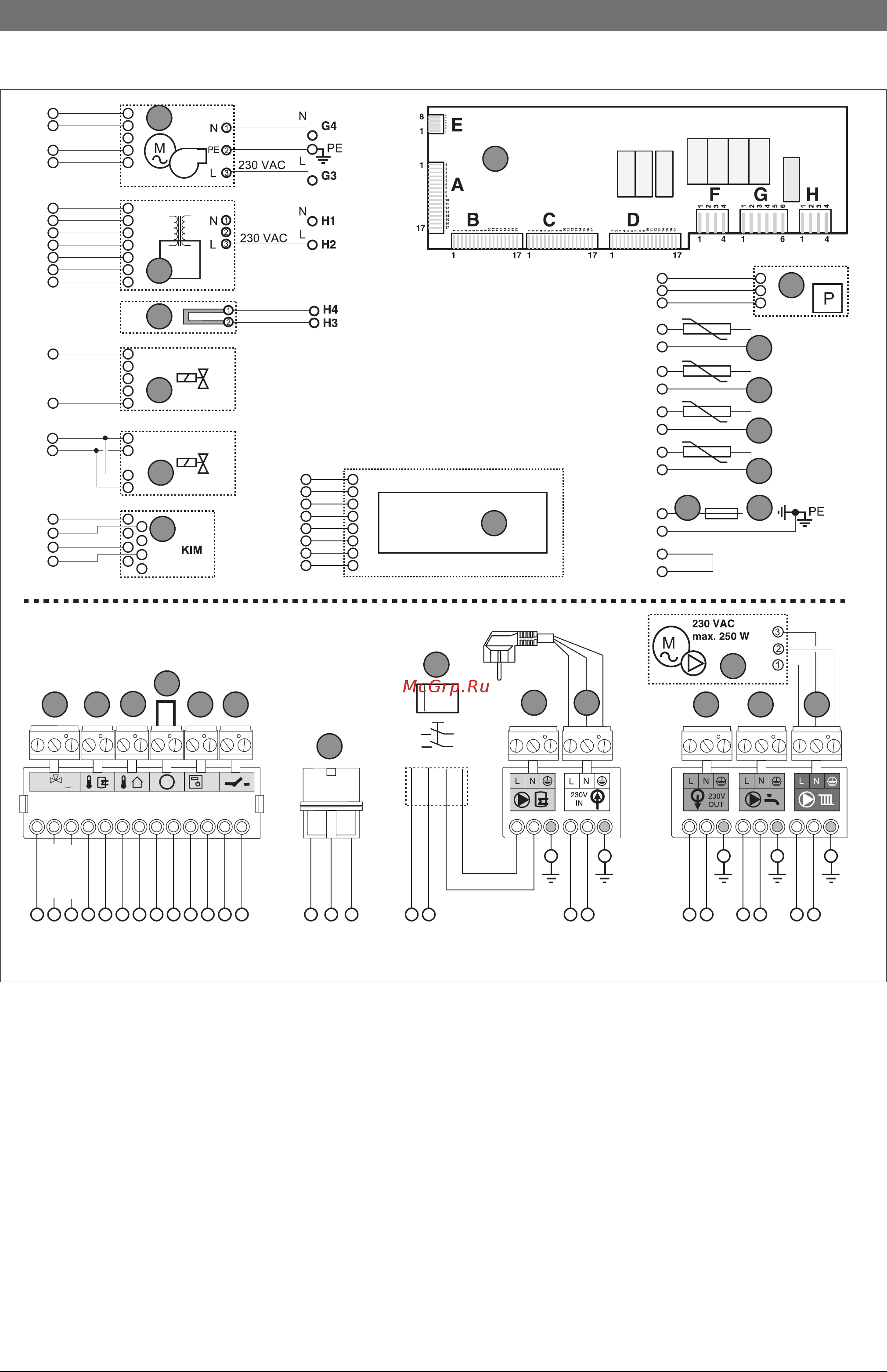 Bosch Condens 5000 W ZBR 100-3 [7/39] Рис 5 электрическая схема