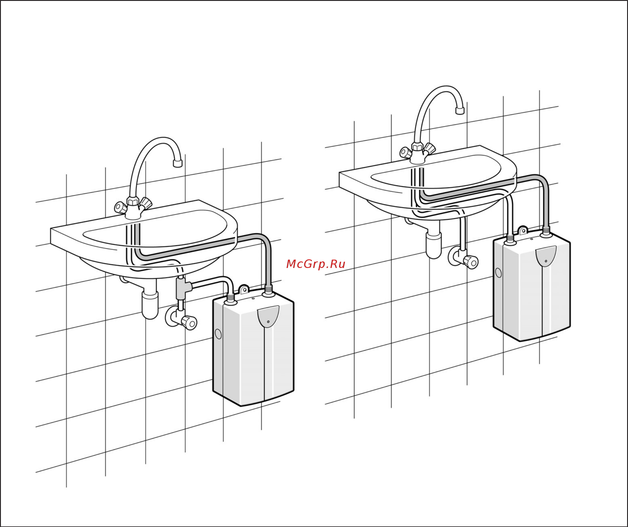 Bosch Tronic 2000 ED5-2S/U [16/20] Water connection