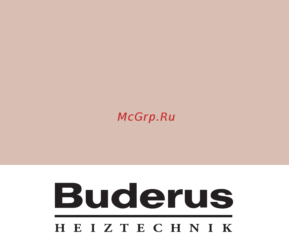 Buderus Logano GE315 170 [40/40] Buderus heiztechnik gmbh 35573 wetzlar