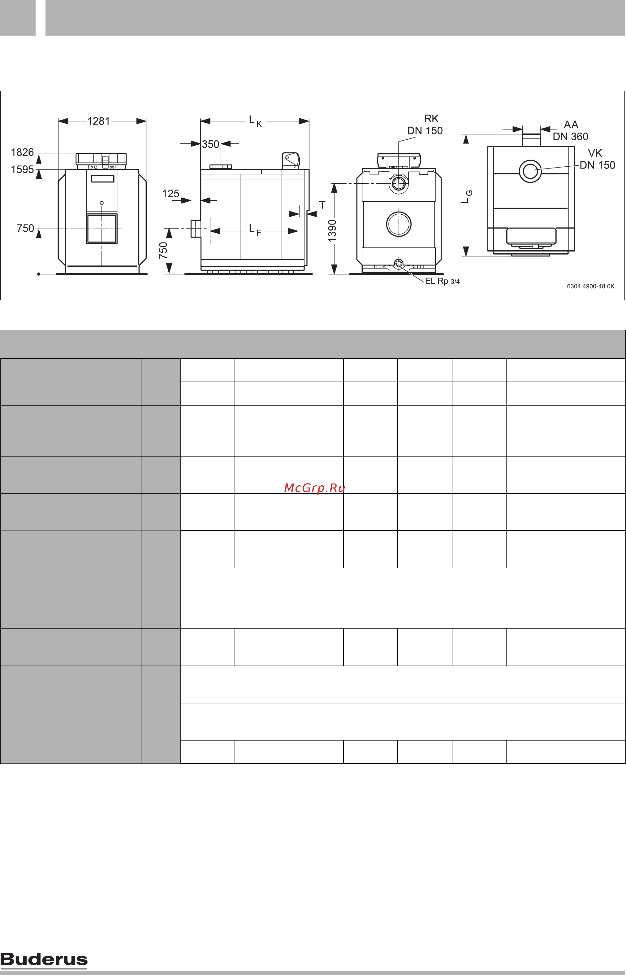 Buderus Logano GE615 570 [6/56] Информация о котле 2