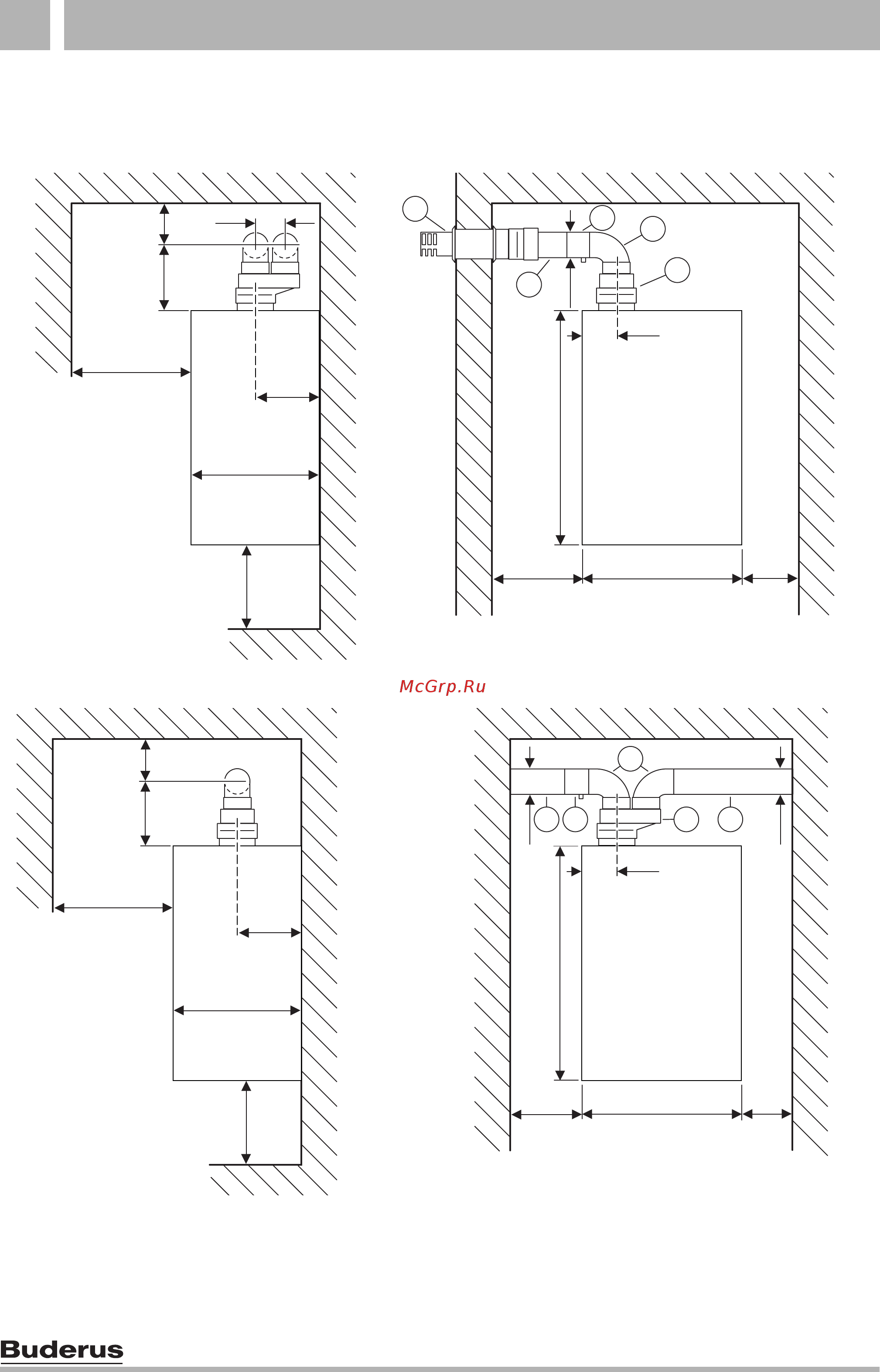 Buderus Logamax U052-24T [10/16] Раздельная система отвода продуктов сгорания 5