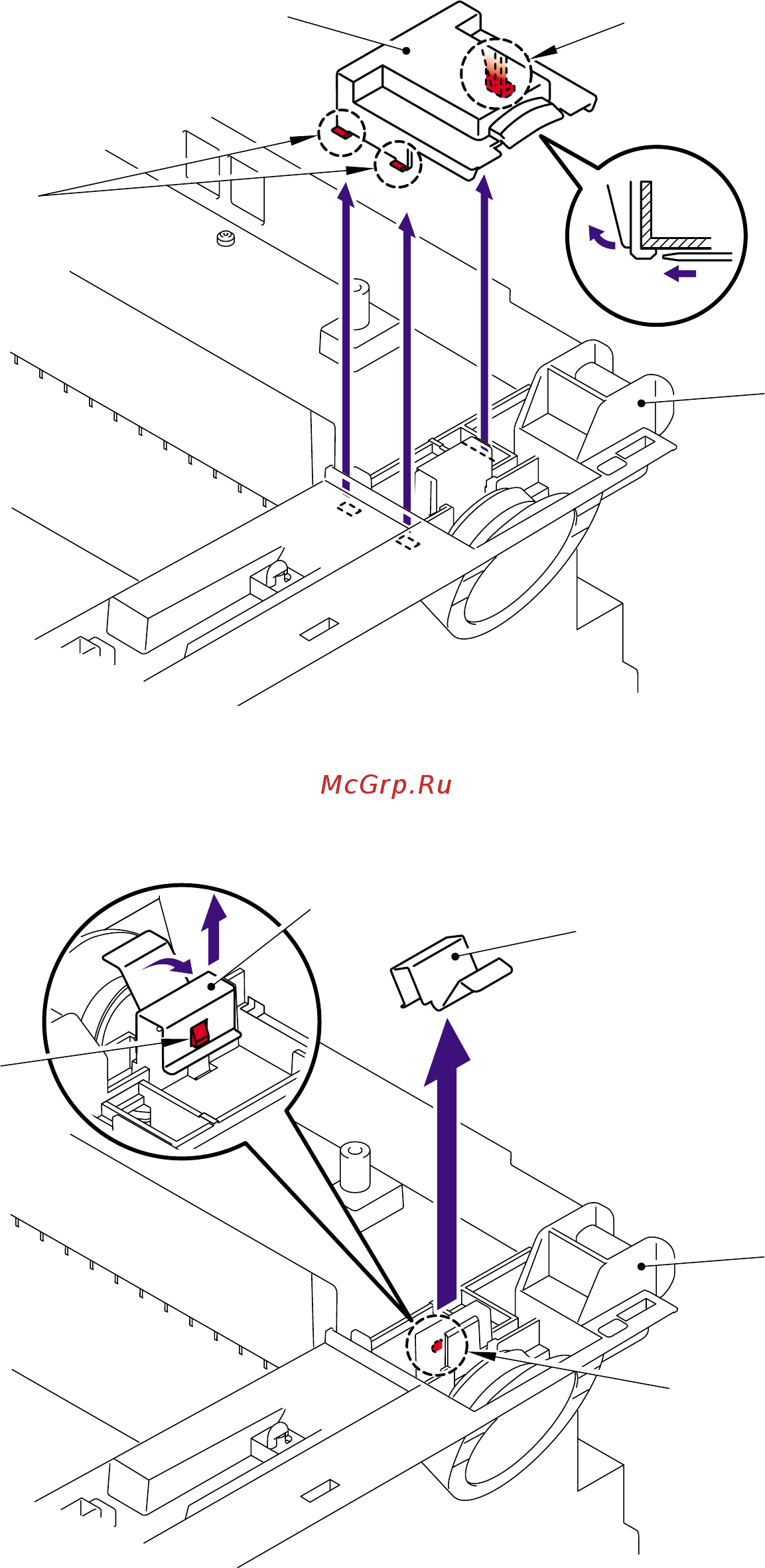 Brother MFC-7420R [103/327] 2 release the three hooks to remove the speaker cover