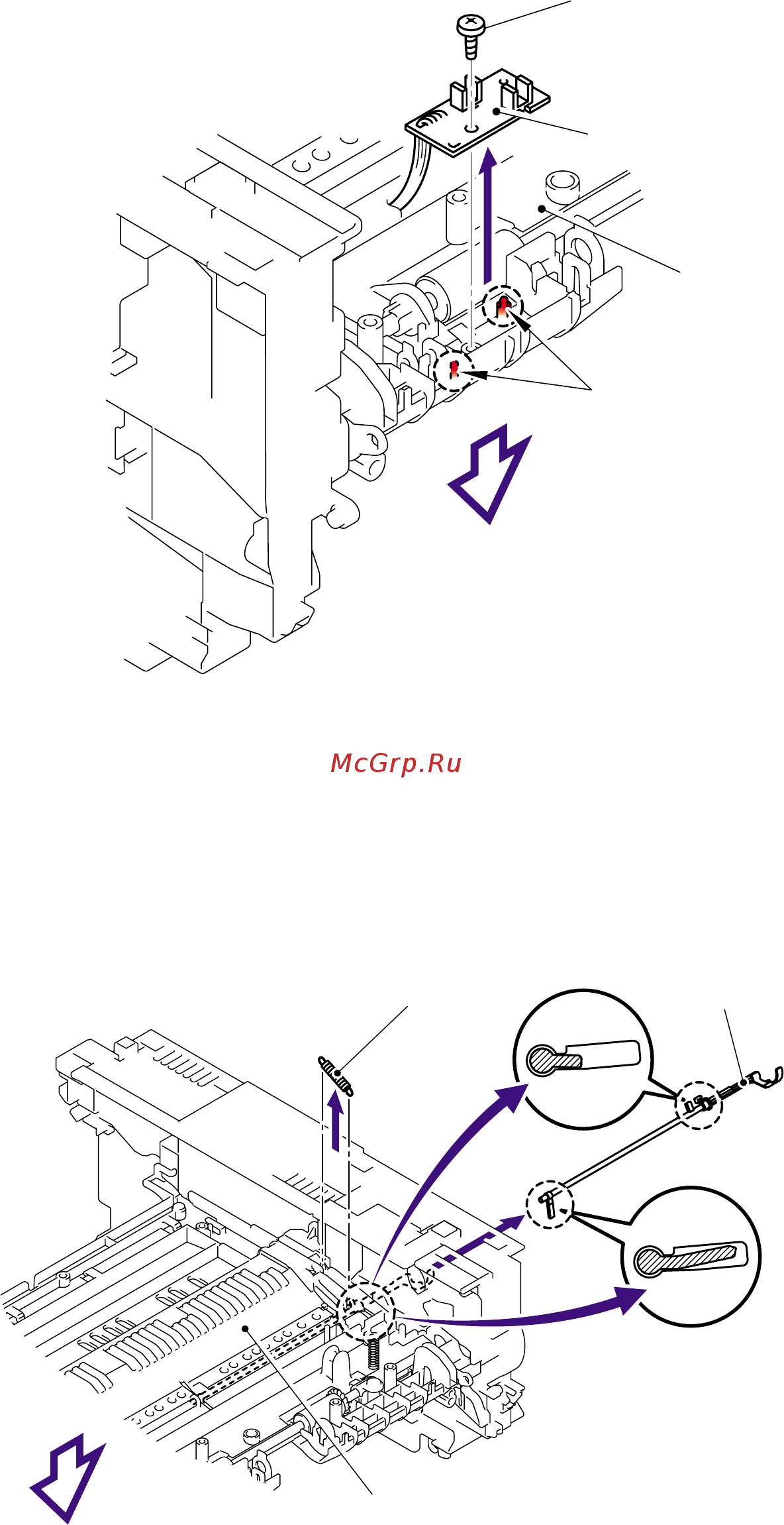 Brother MFC-7420R [130/327] 1 remove the bind b m3x6 taptite screw