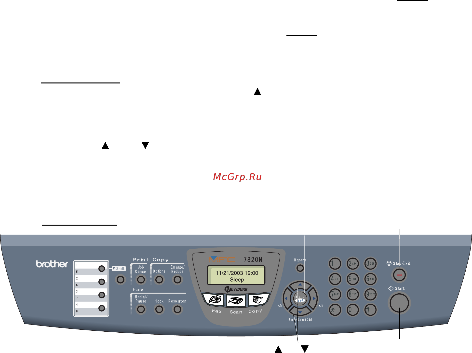 Brother MFC-7420R [160/327] User access to the maintenance mode