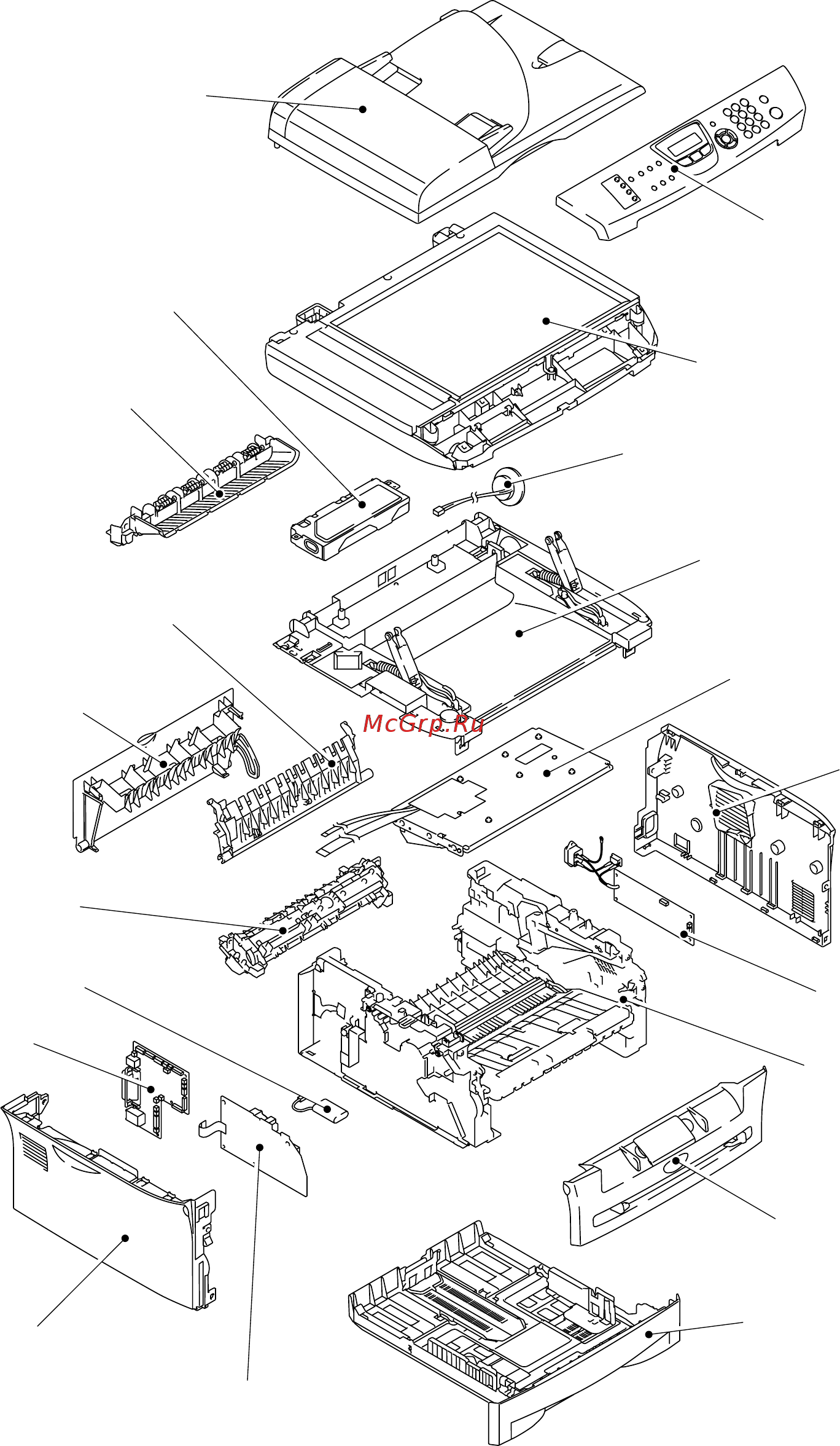 Brother MFC-7420R [19/327] Components