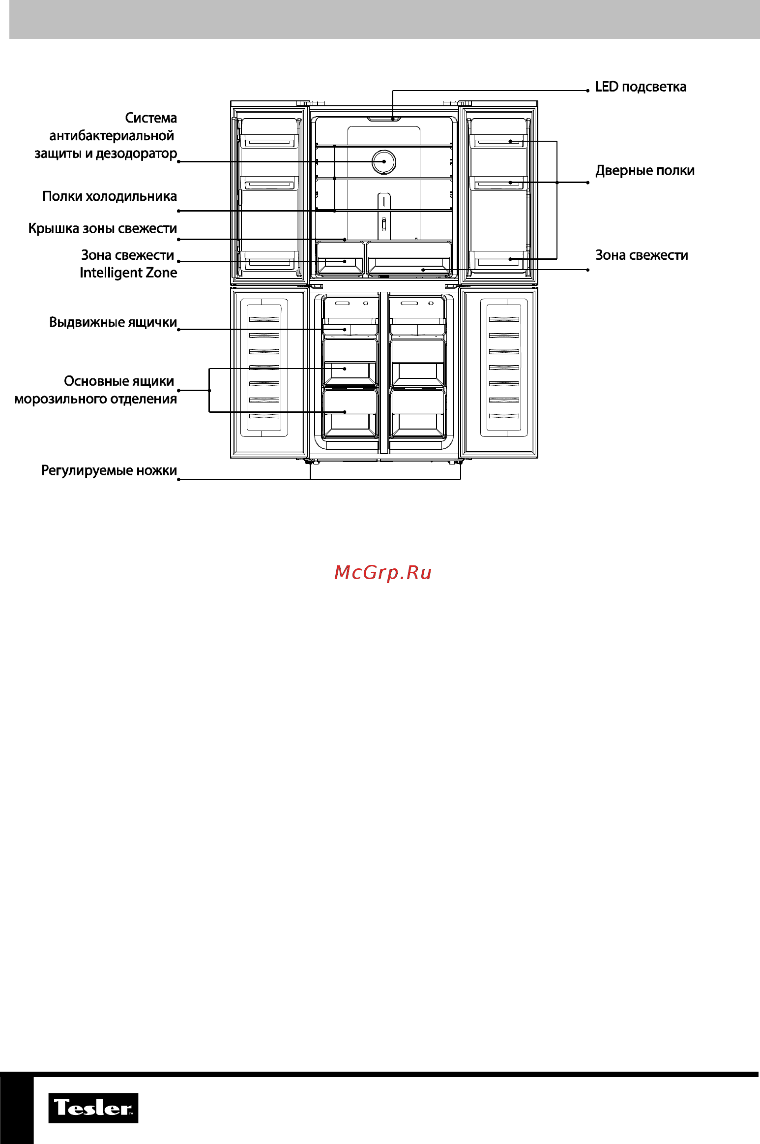 Tesler RCD-480I BLACK GLASS [8/24] Комплектация