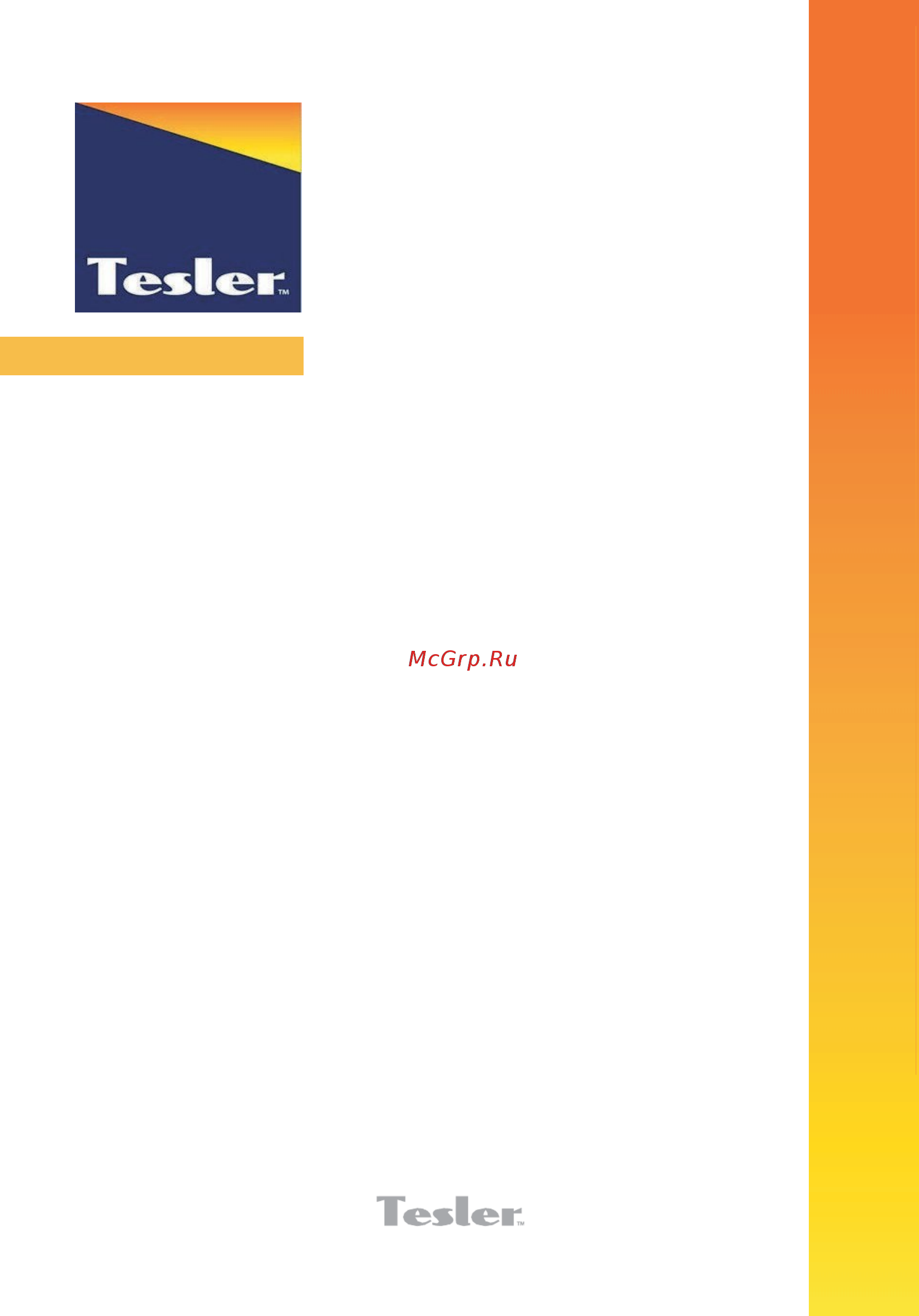 Tesler CF-350 Инструкция по эксплуатации онлайн