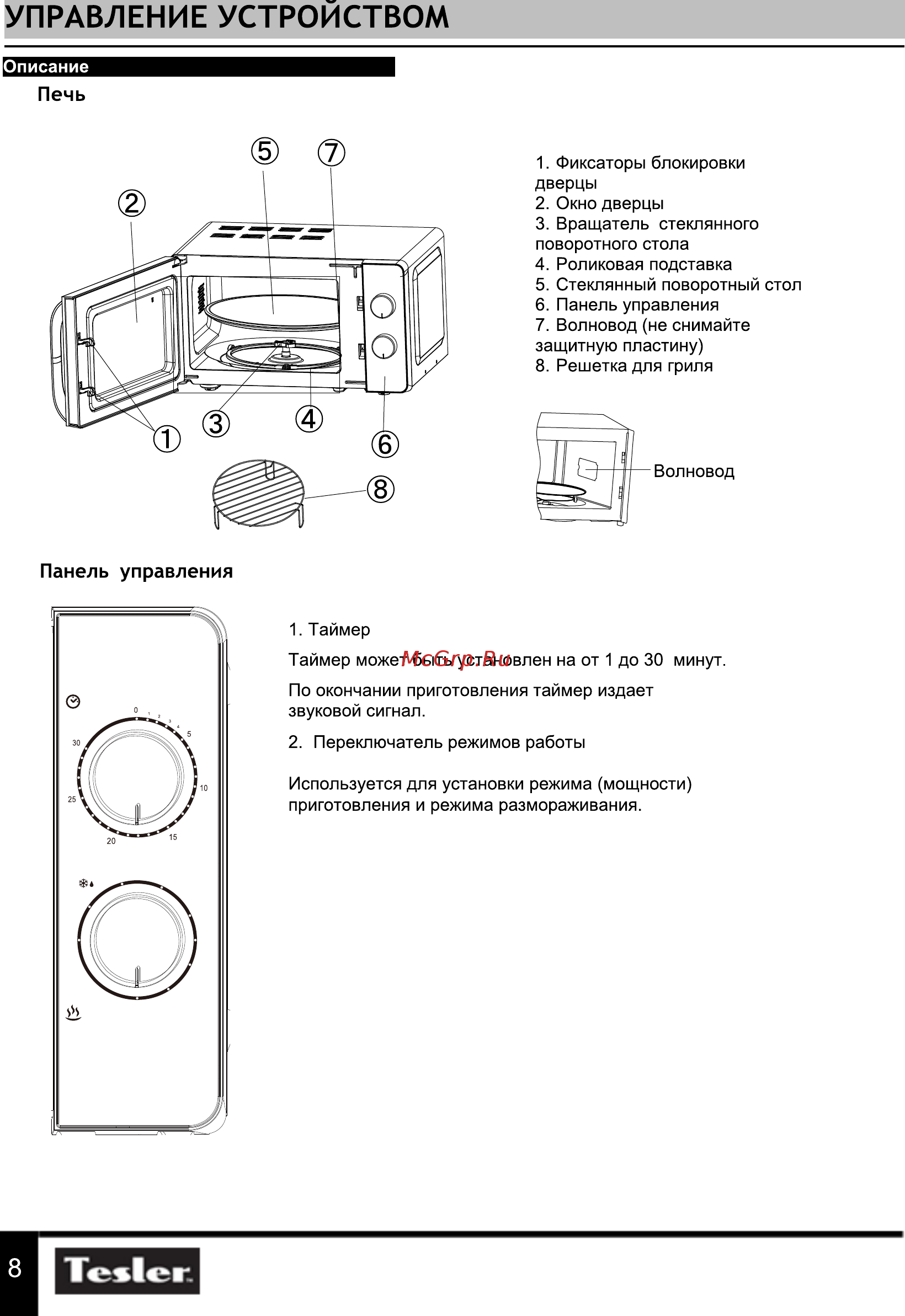 Tesler MG-2060 [8/16] Время