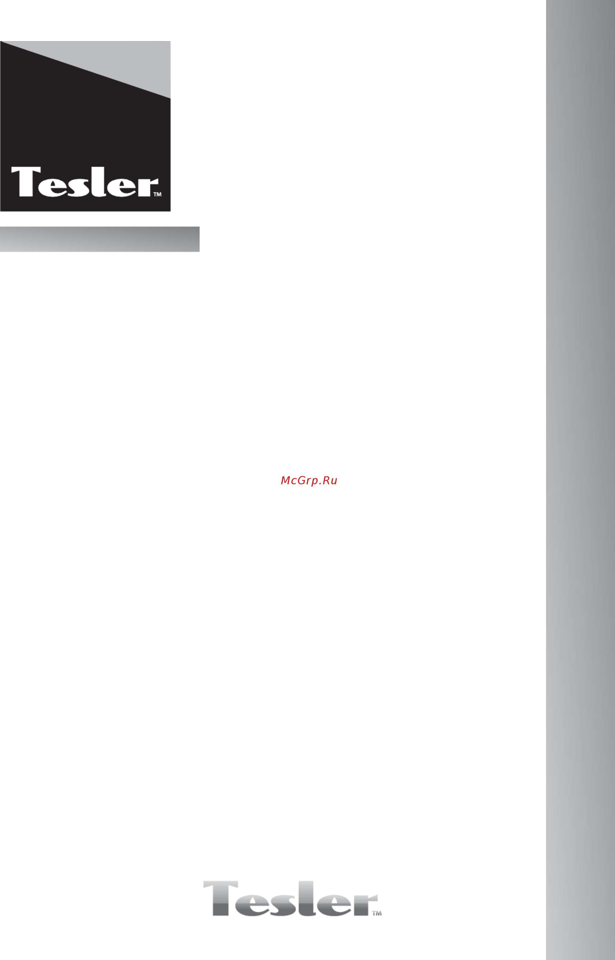 Tesler PSS-444 BLACK Инструкция по эксплуатации онлайн