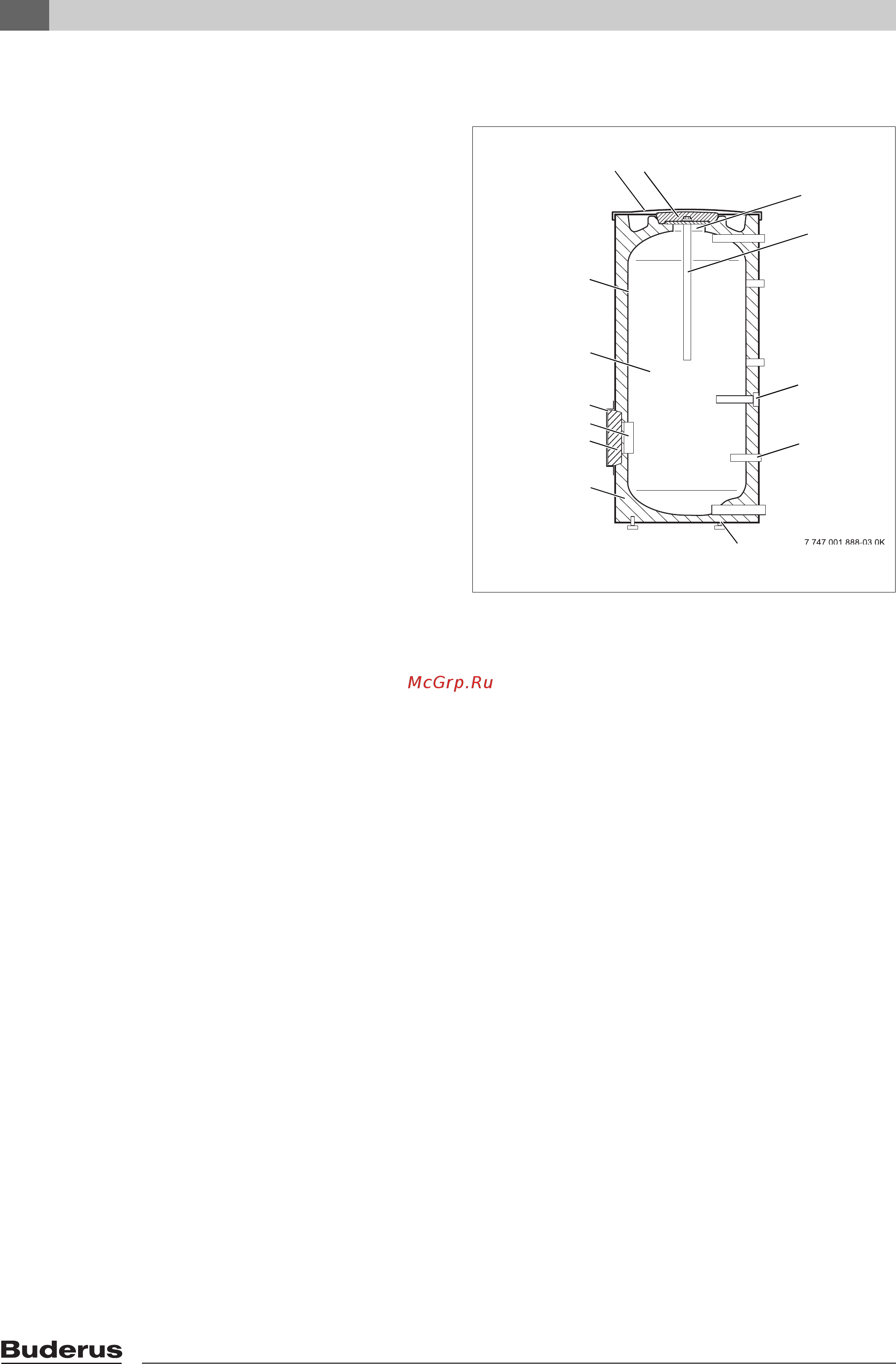 Buderus Logalux SF 300/3 [6/20] Описание оборудования