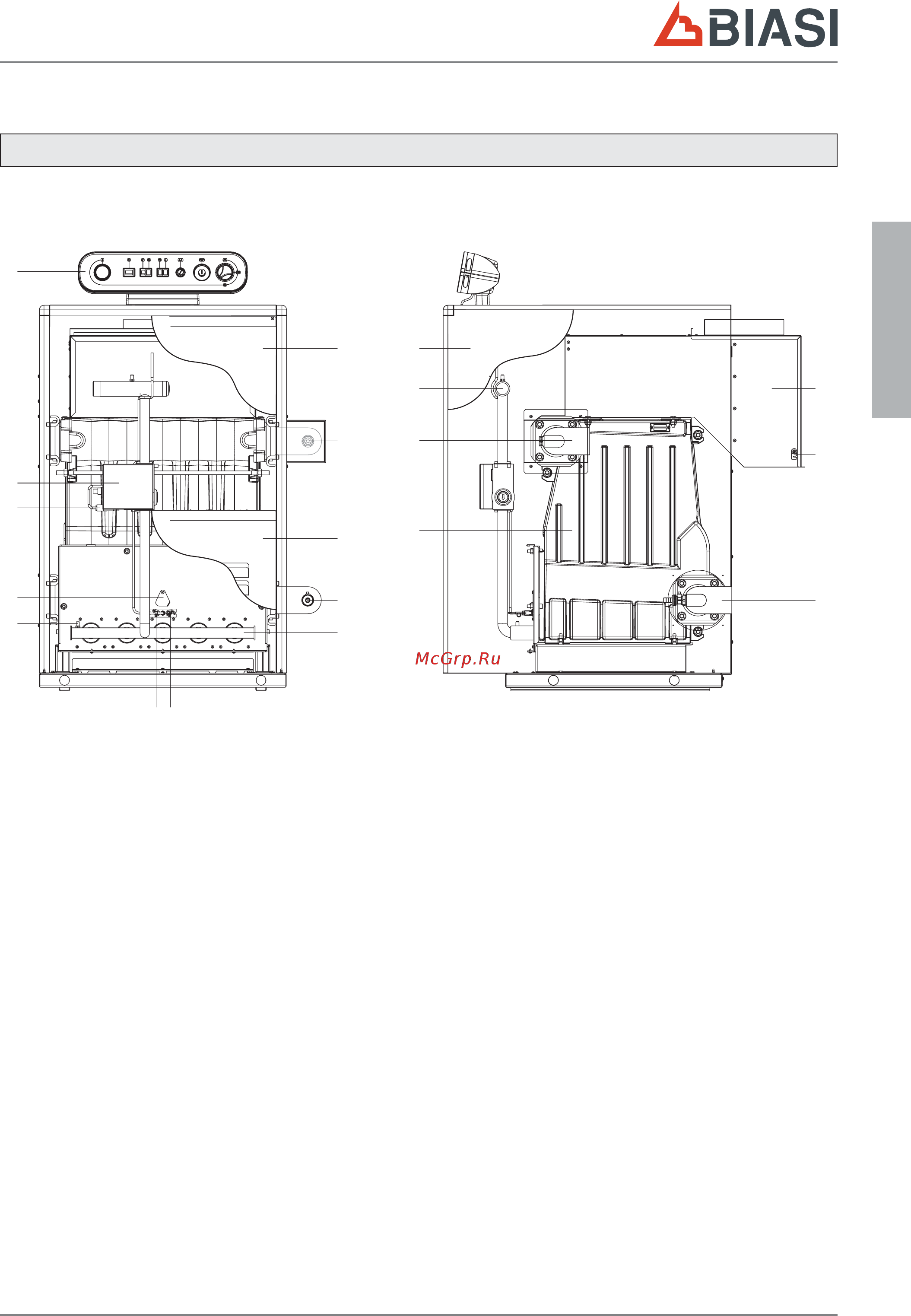 Biasi Super KAPPA 175 G20 [9/36] Конструкция основных компонентов
