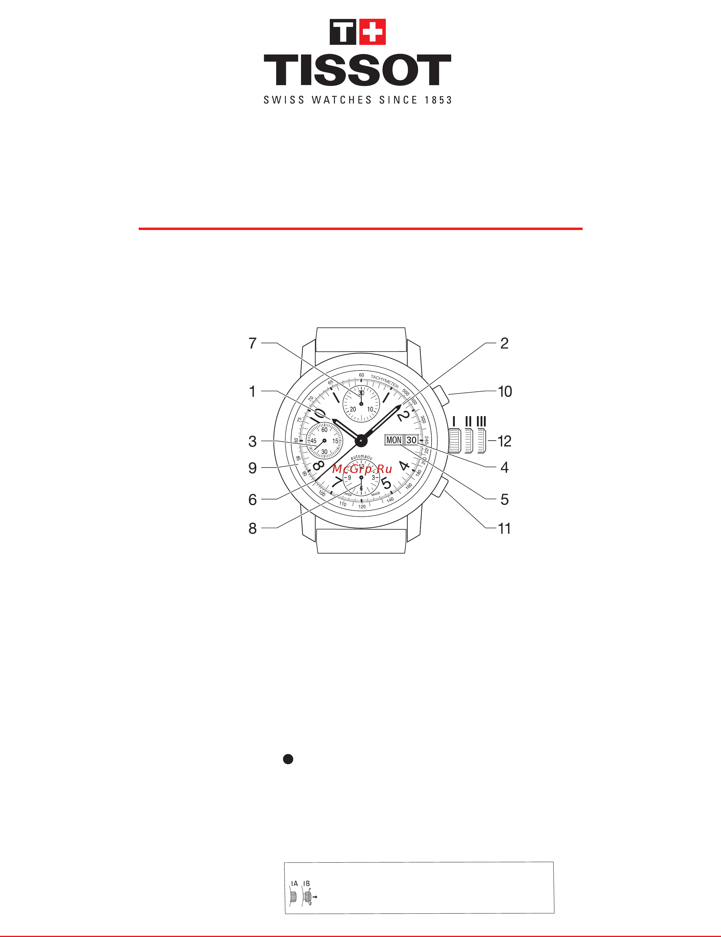 TISSOT T035.627.16.051.00 Инструкция по эксплуатации онлайн