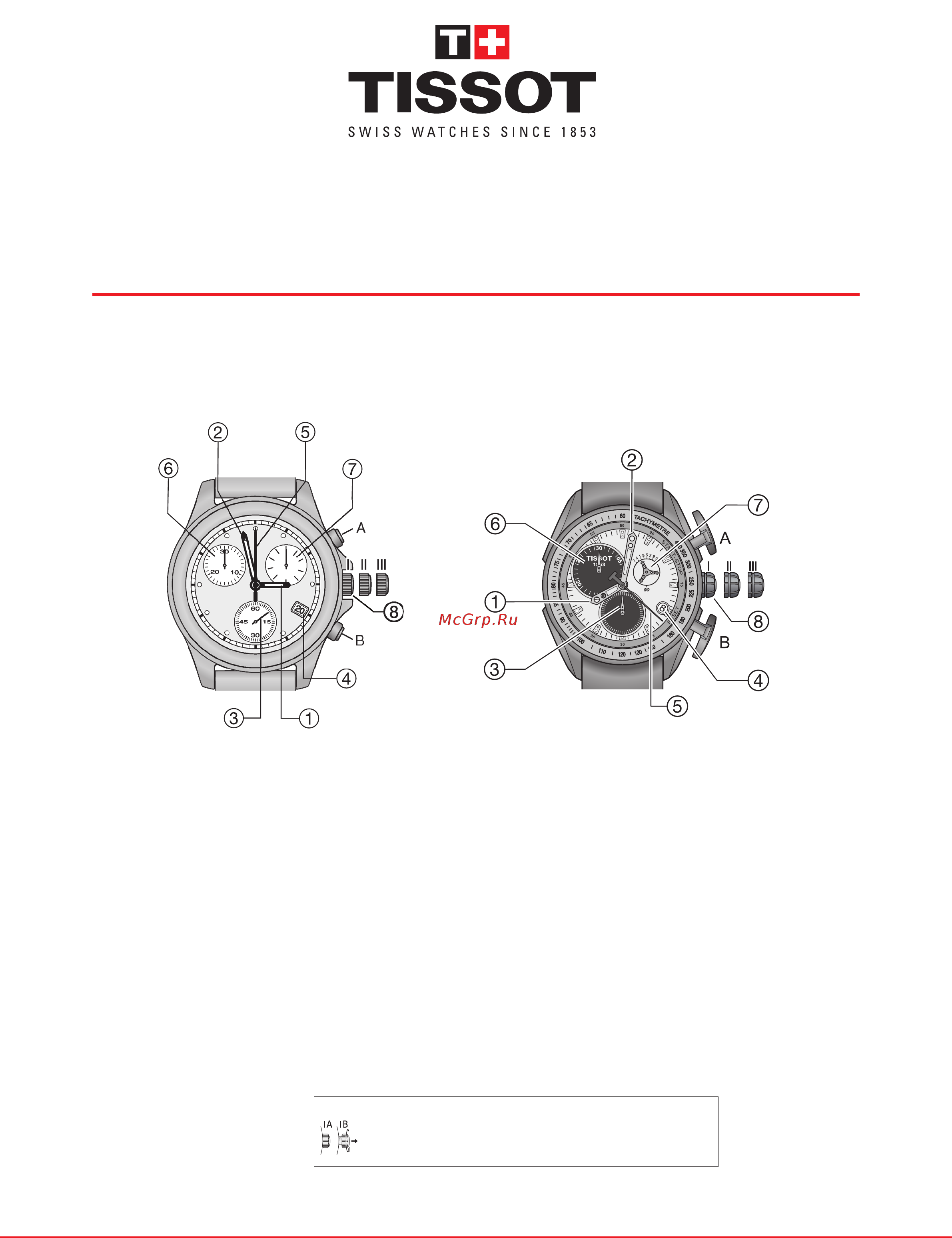 TISSOT T055.417.11.057.00 Инструкция по эксплуатации онлайн
