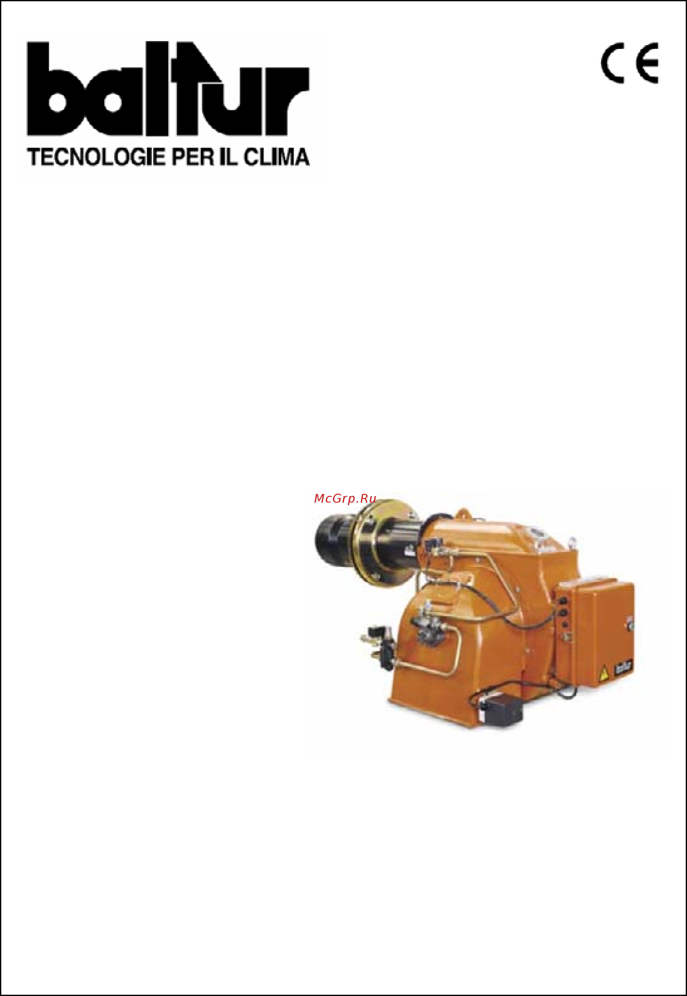 Baltur BT 350 DSG Инструкция по эксплуатации онлайн
