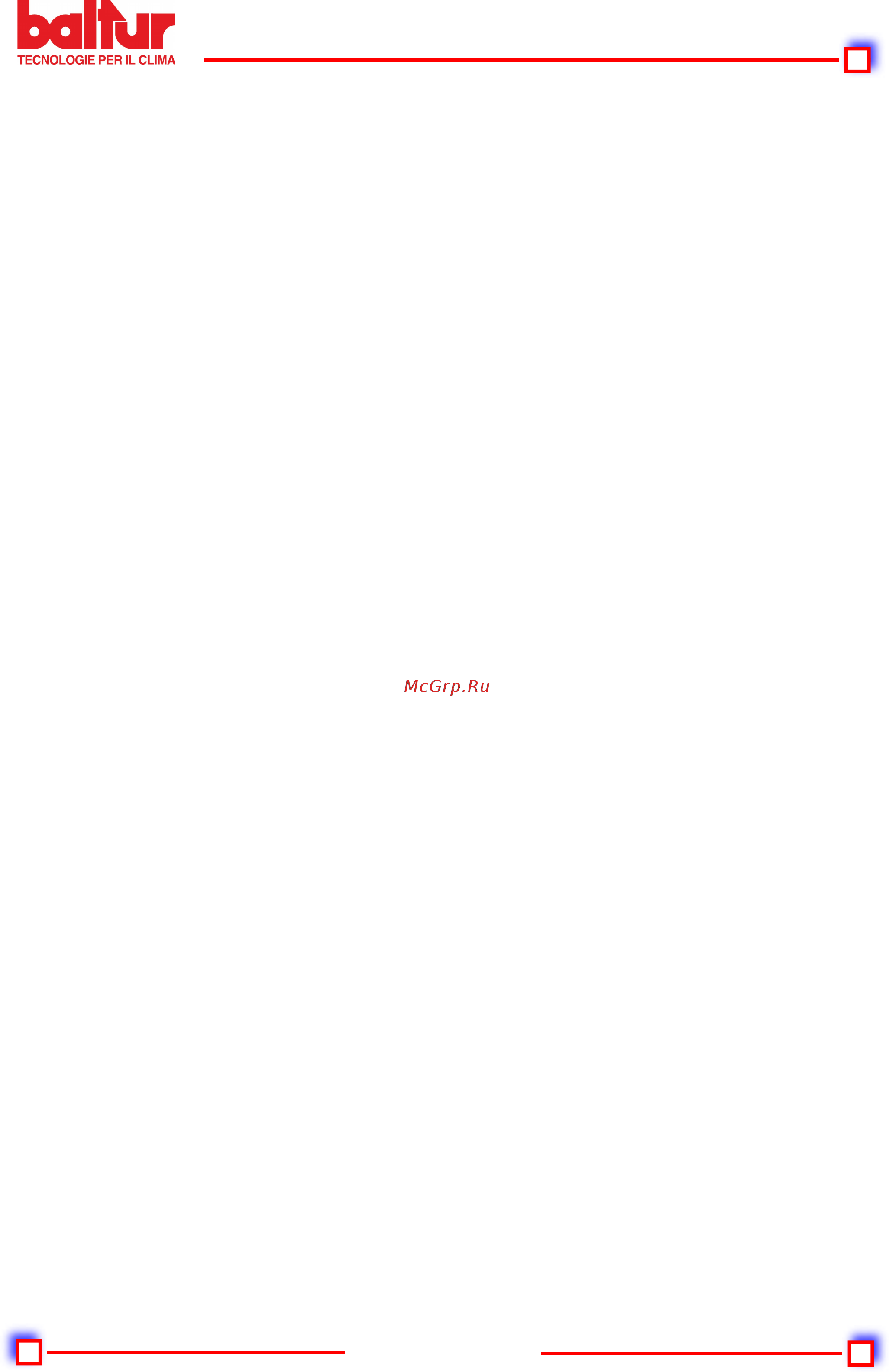 Baltur BTL 14P [4/19] Двухступенчатые газовые горелки