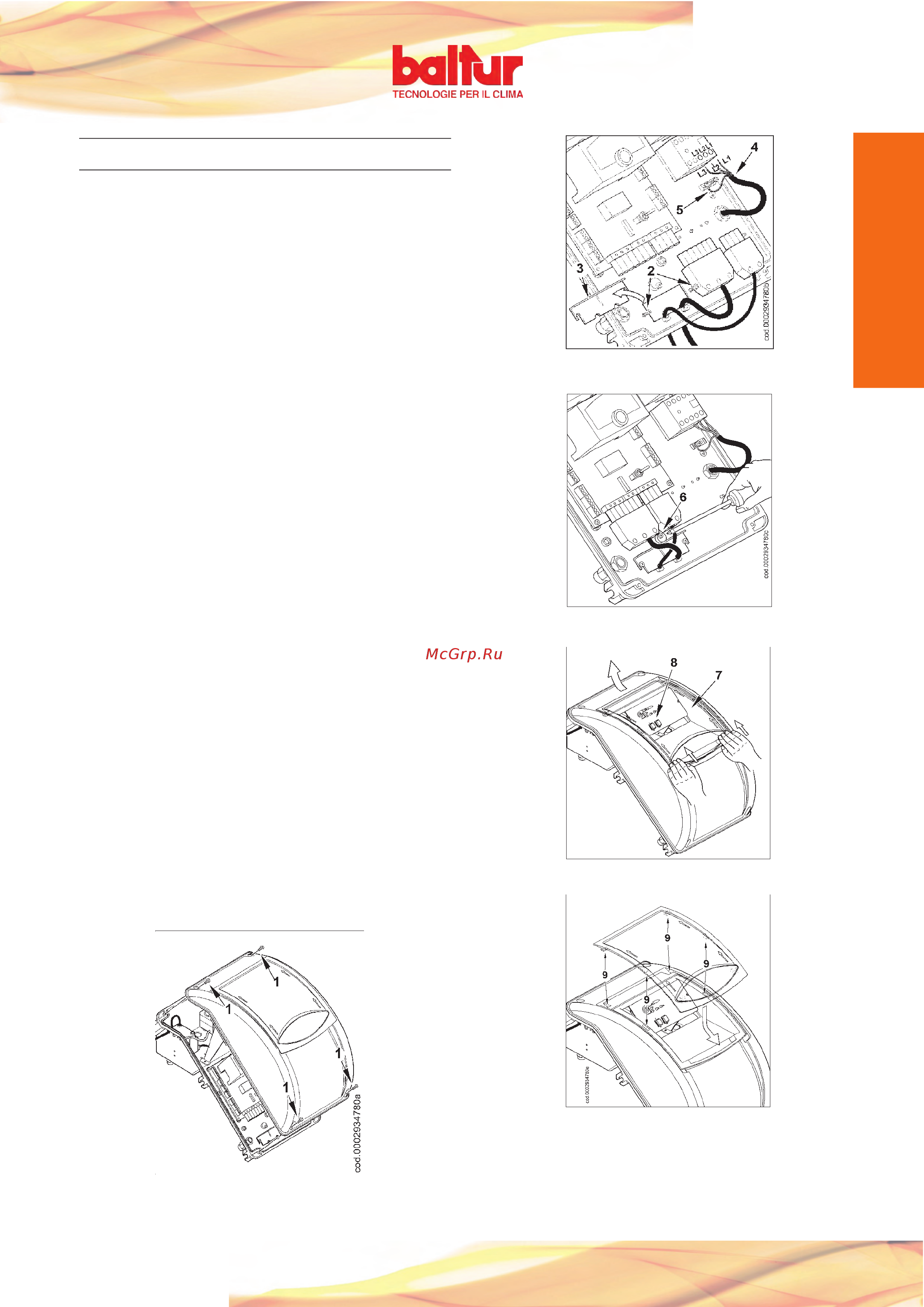 Baltur TBL 160P [13/28] Электрические соединения