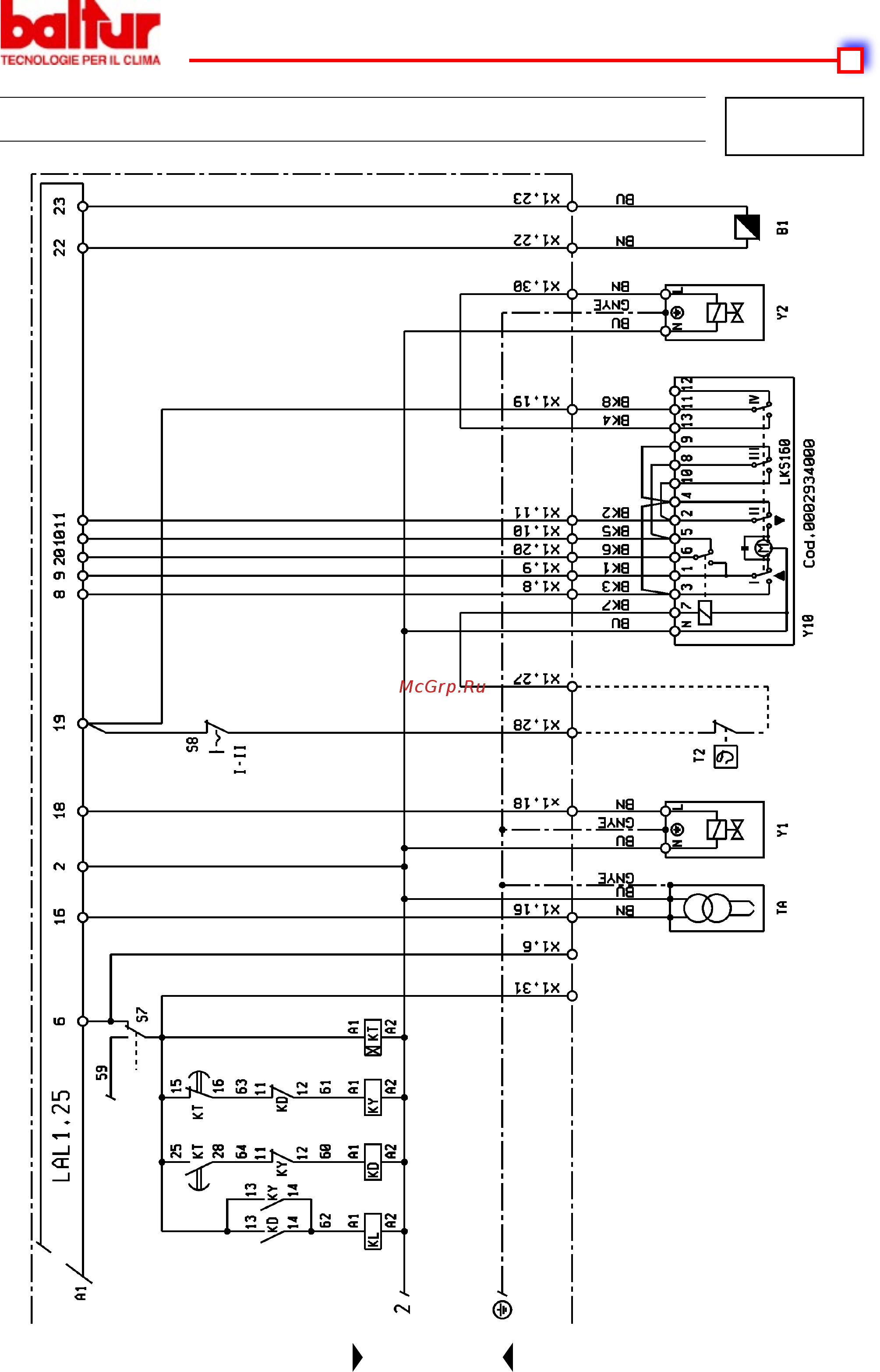 Baltur BT 40 - 350 DSN 4TD Инструкция по эксплуатации онлайн [43/45] 356037
